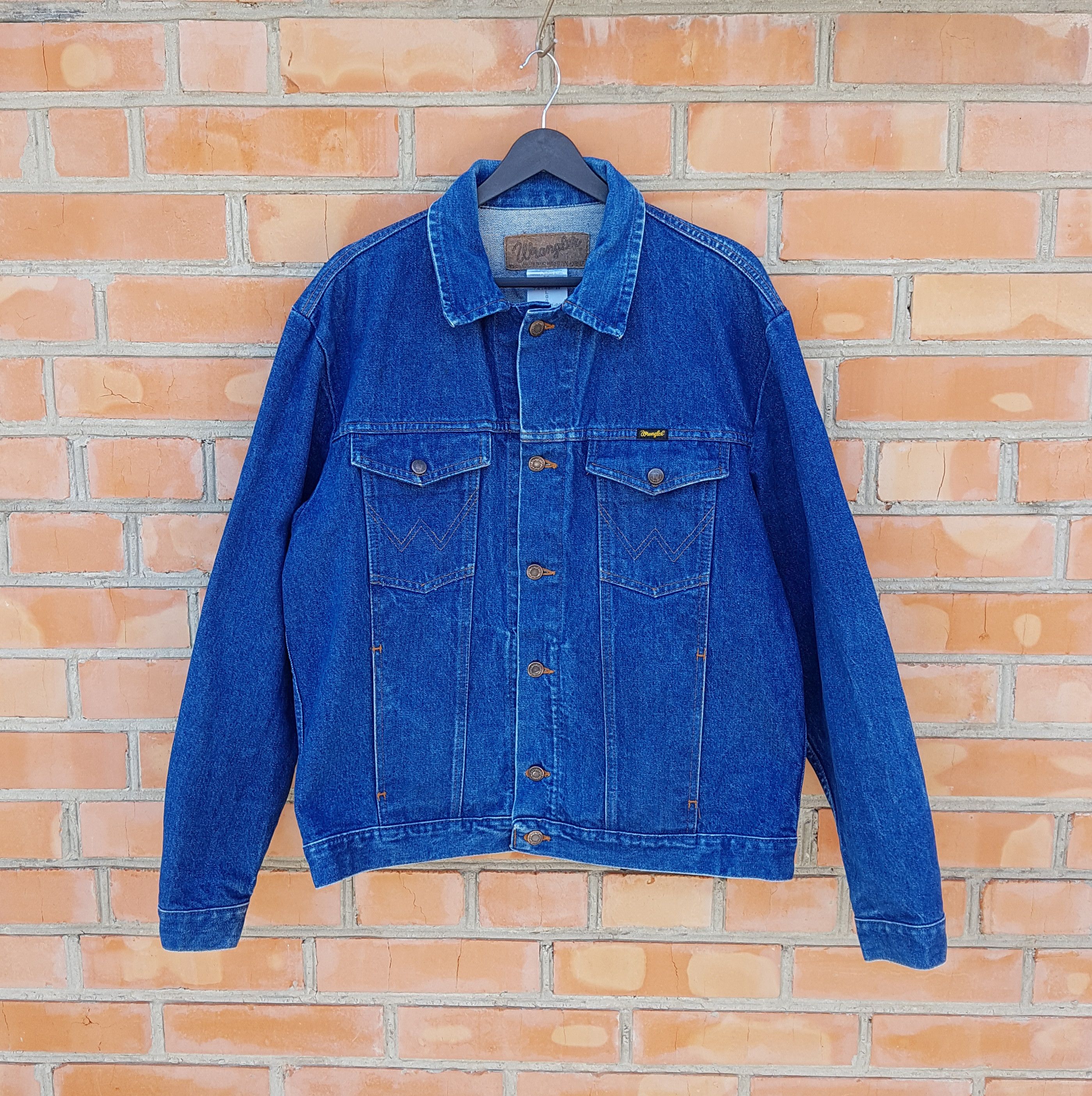 Wrangler Metallica WorldWired Vintage Wrangler Denim Jean Jacket sz L Size US L / EU 52-54 / 3 - 2 Thumbnail
