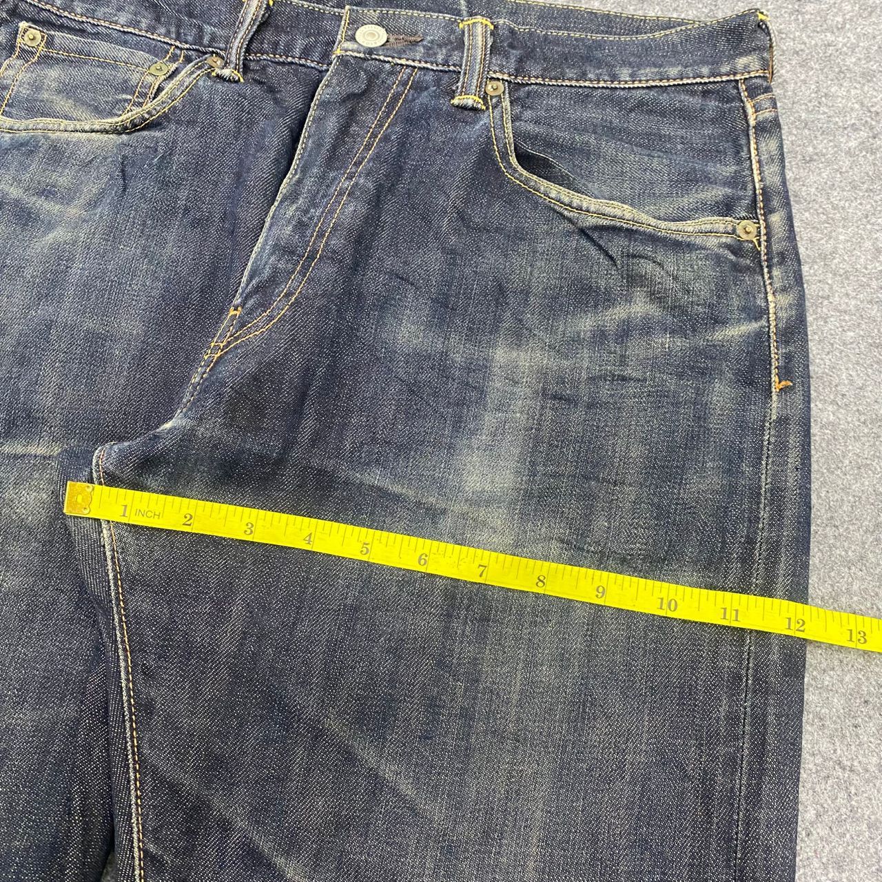 Japanese Brand Vintage Levis 505 Selvegde Redline Distressed Denim Size US 34 / EU 50 - 6 Thumbnail