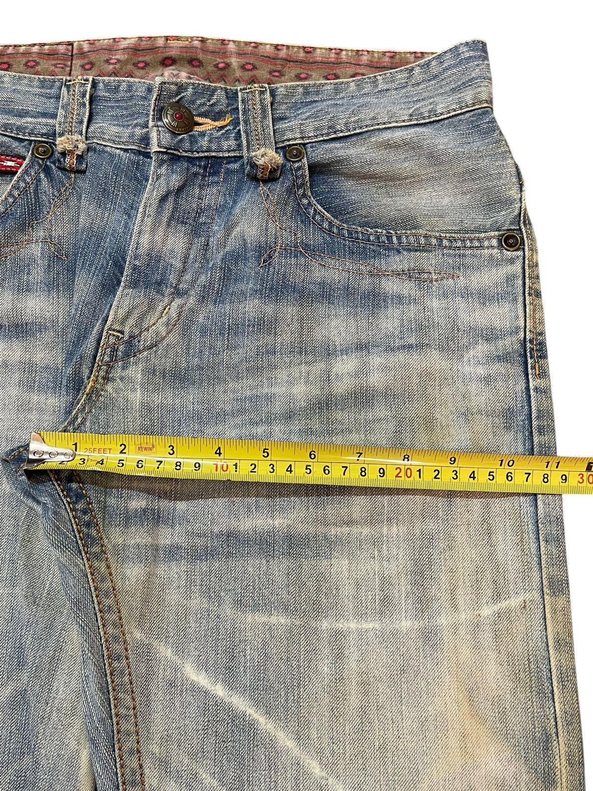 Edwin Edwin XV Exclusive Vintage Mud Faded Wash Style Loose Jeans Size US 32 / EU 48 - 15 Thumbnail