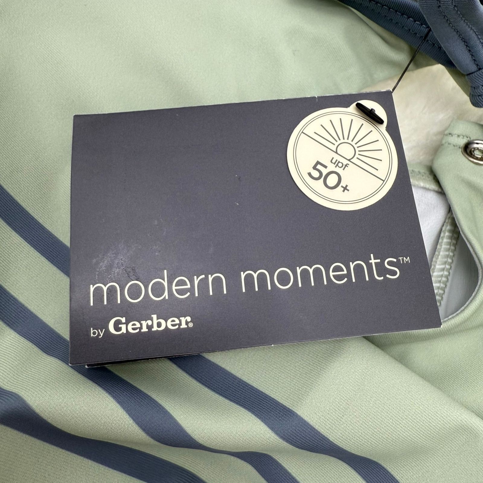 Other NWT Gerber Modern Moments Baby Girl Long Sleeve Swimsuit 12M Size ONE SIZE - 7 Thumbnail