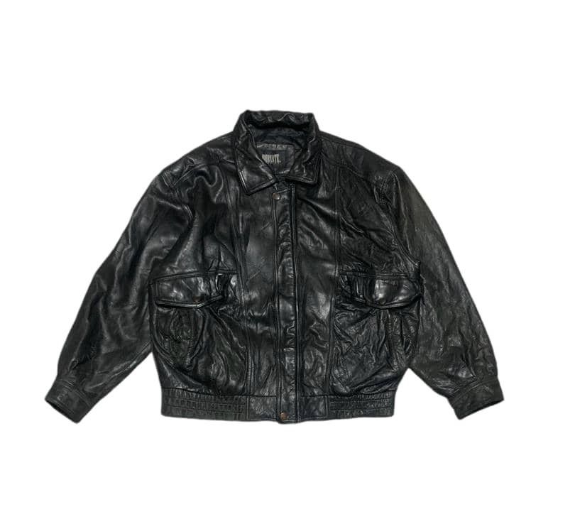 ジャケット・アウター durante  old leather bomber jacket 90s Japanese Brand × Leather × Vintage Vintage Japanese Durante