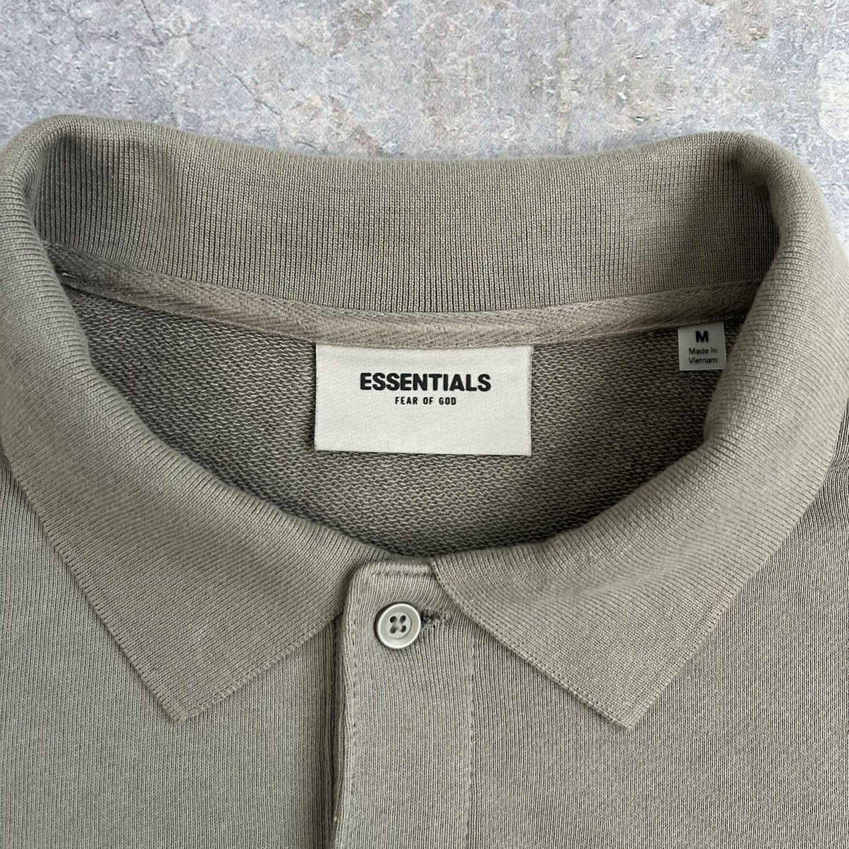 Essentials FEAR OF GOD ESSENTIALS OVERSIZED POLO CREWNECK SWEATSHIRT Size US M / EU 48-50 / 2 - 4 Thumbnail