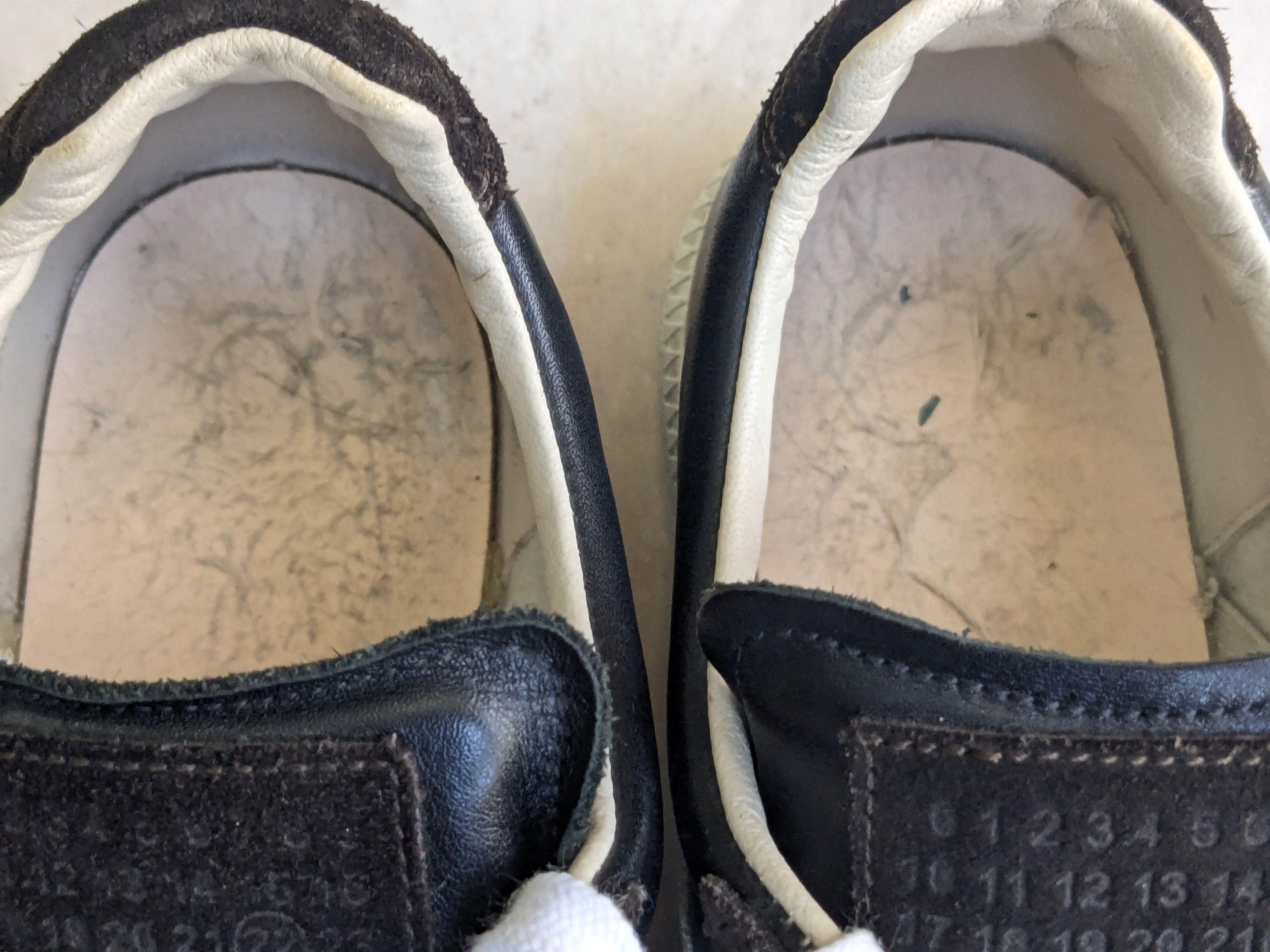 Maison Margiela Maison Margiela Gat Sneaker Low Black White 40 7 Suede Size US 7 / EU 40 - 8 Thumbnail