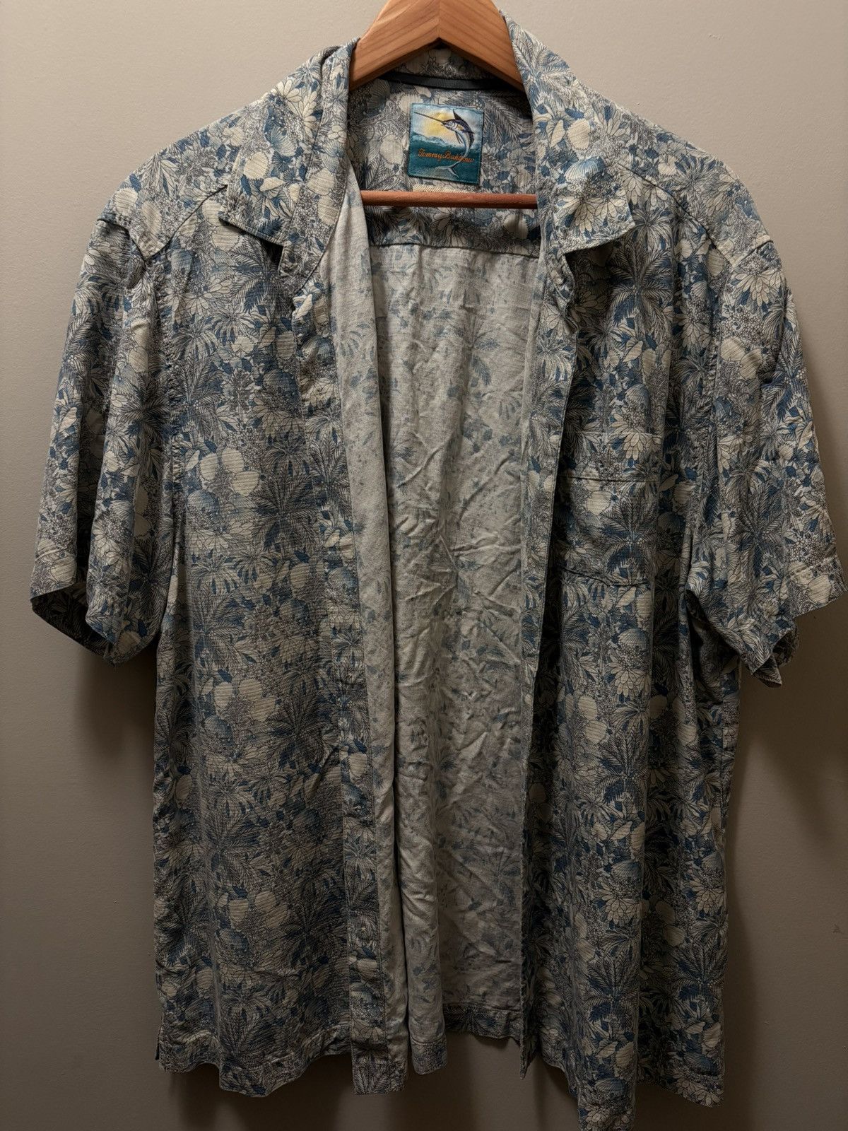 Tommy Bahama Tommy Beach Shirt Silk Size US XL / EU 56 / 4 - 2 Thumbnail