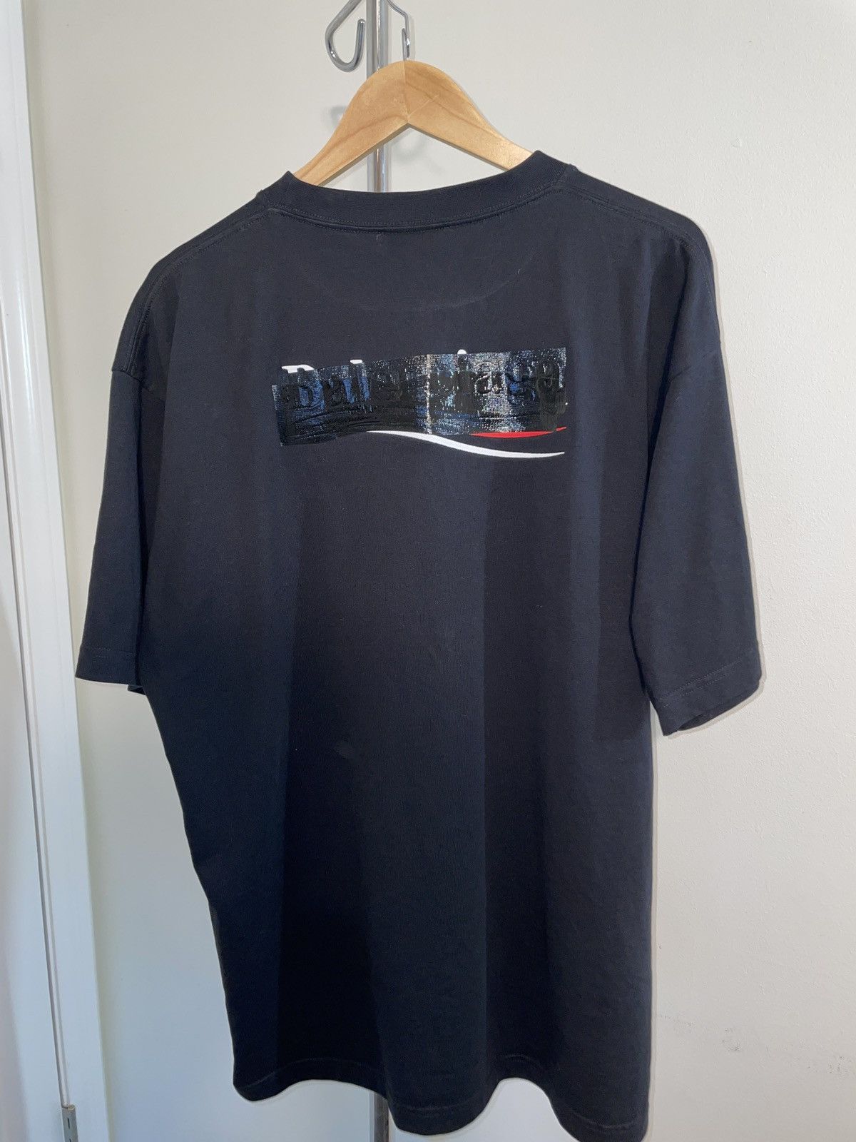 Balenciaga Gaffer Tape Oversized Campaign Logo T-Shirt Size US M / EU 48-50 / 2 - 2 Thumbnail