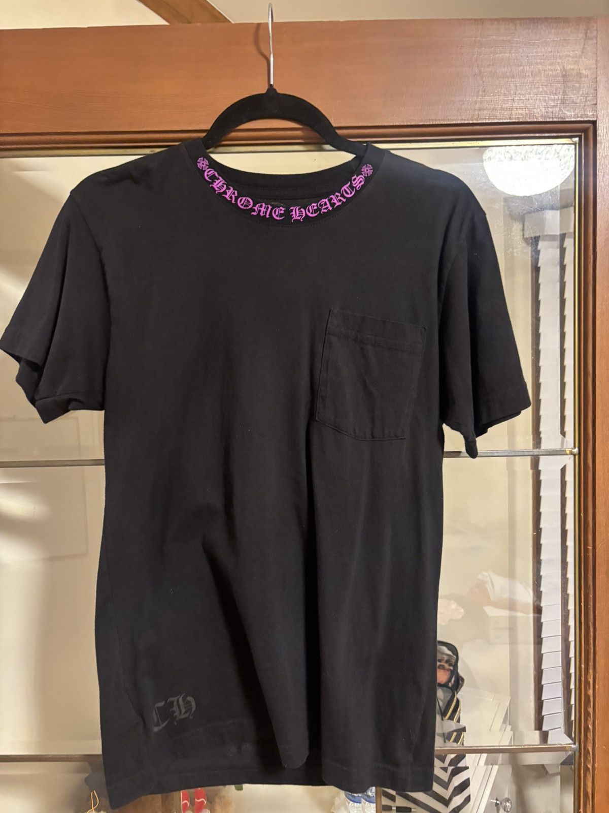 Chrome Hearts Chrome heart black short sleeve purple collar shirt Size US M / EU 48-50 / 2 - 1 Thumbnail