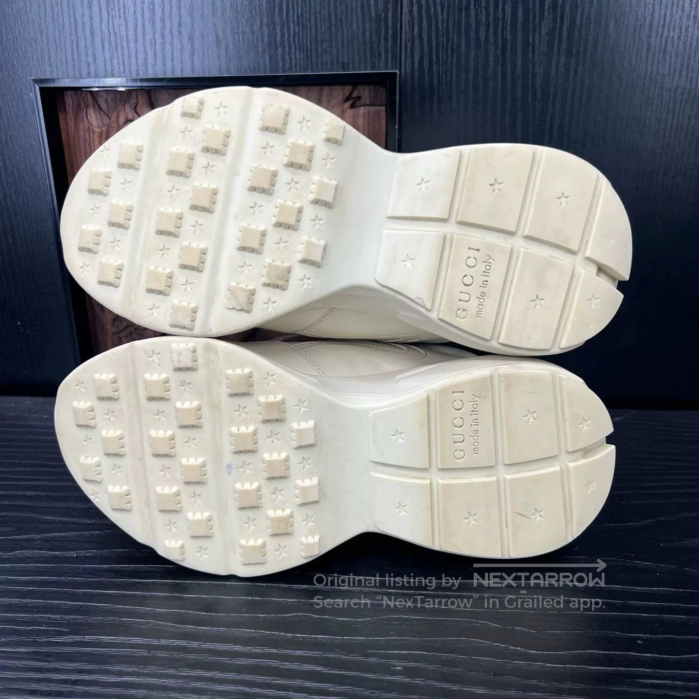 Gucci Gucci Rhyton White Sneakers. Size US 10 / EU 43 - 4 Thumbnail