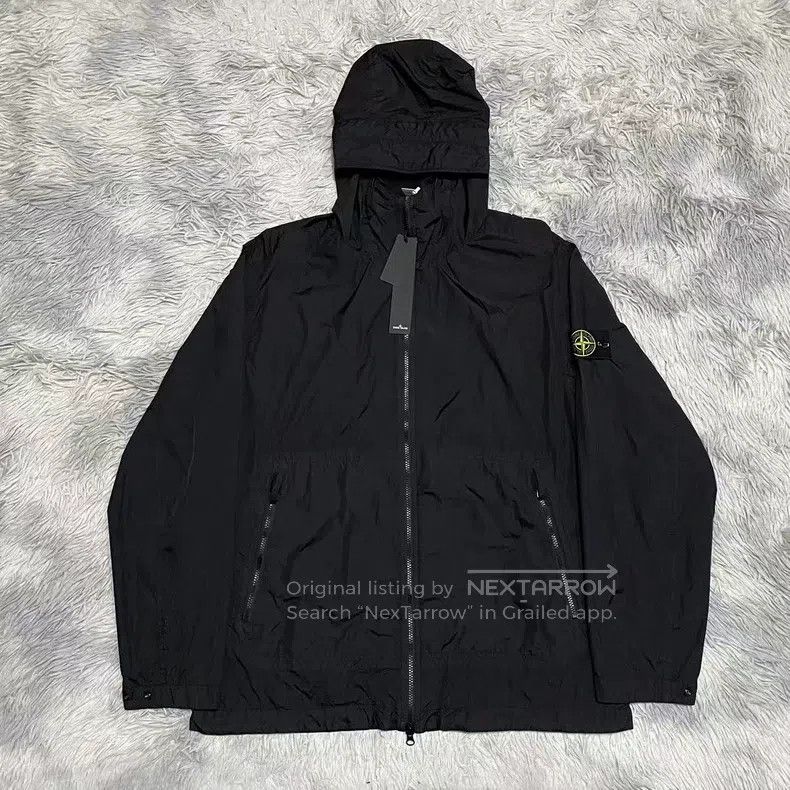 Stone Island Stone Island Pleated Nylon Jacket Black Color Size XXL Size US XXL / EU 58 / 5 - 1 Thumbnail