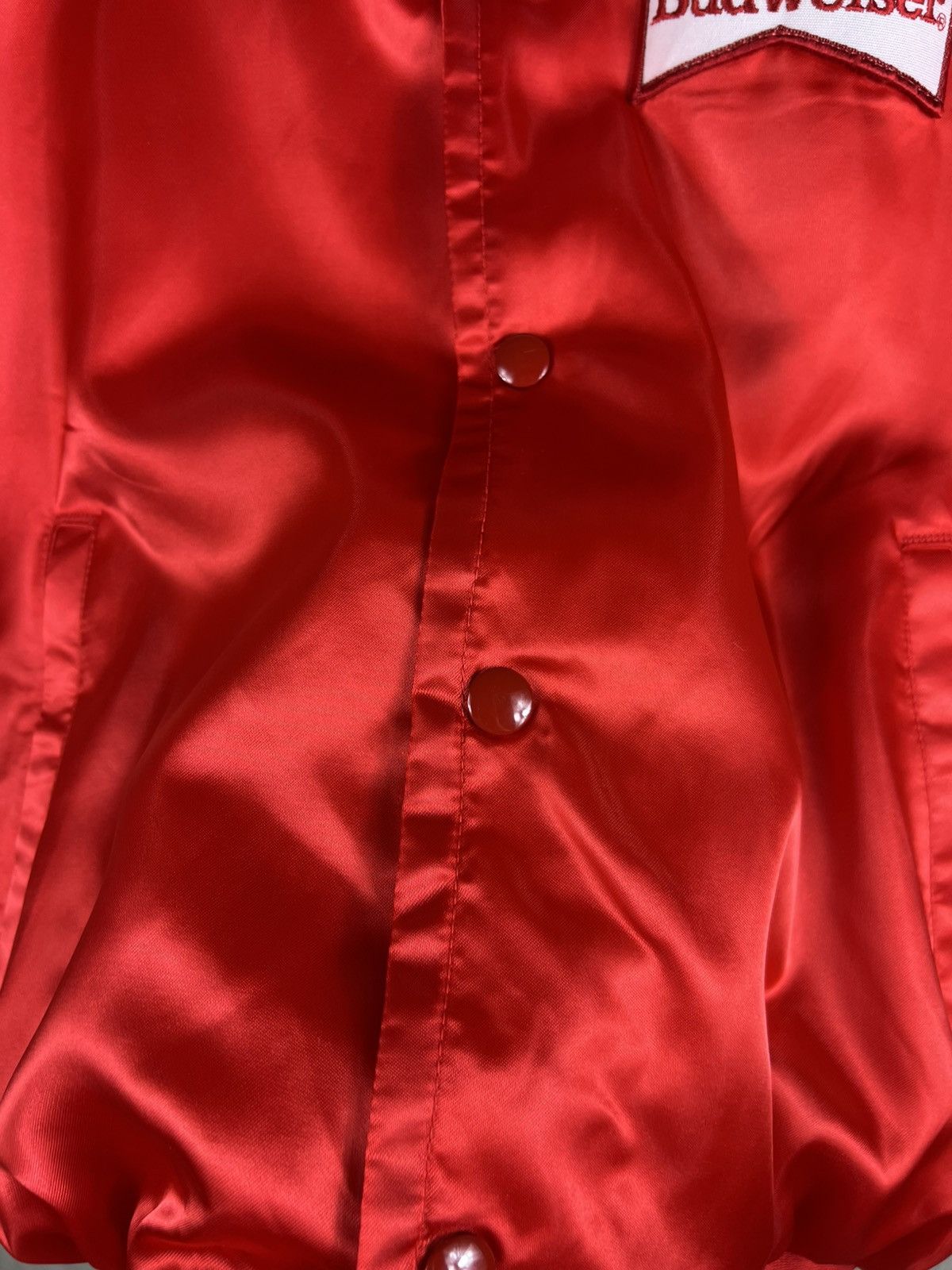 Vintage Vintage Budweiser official product satin beer bomber jacket Size US L / EU 52-54 / 3 - 16 Thumbnail