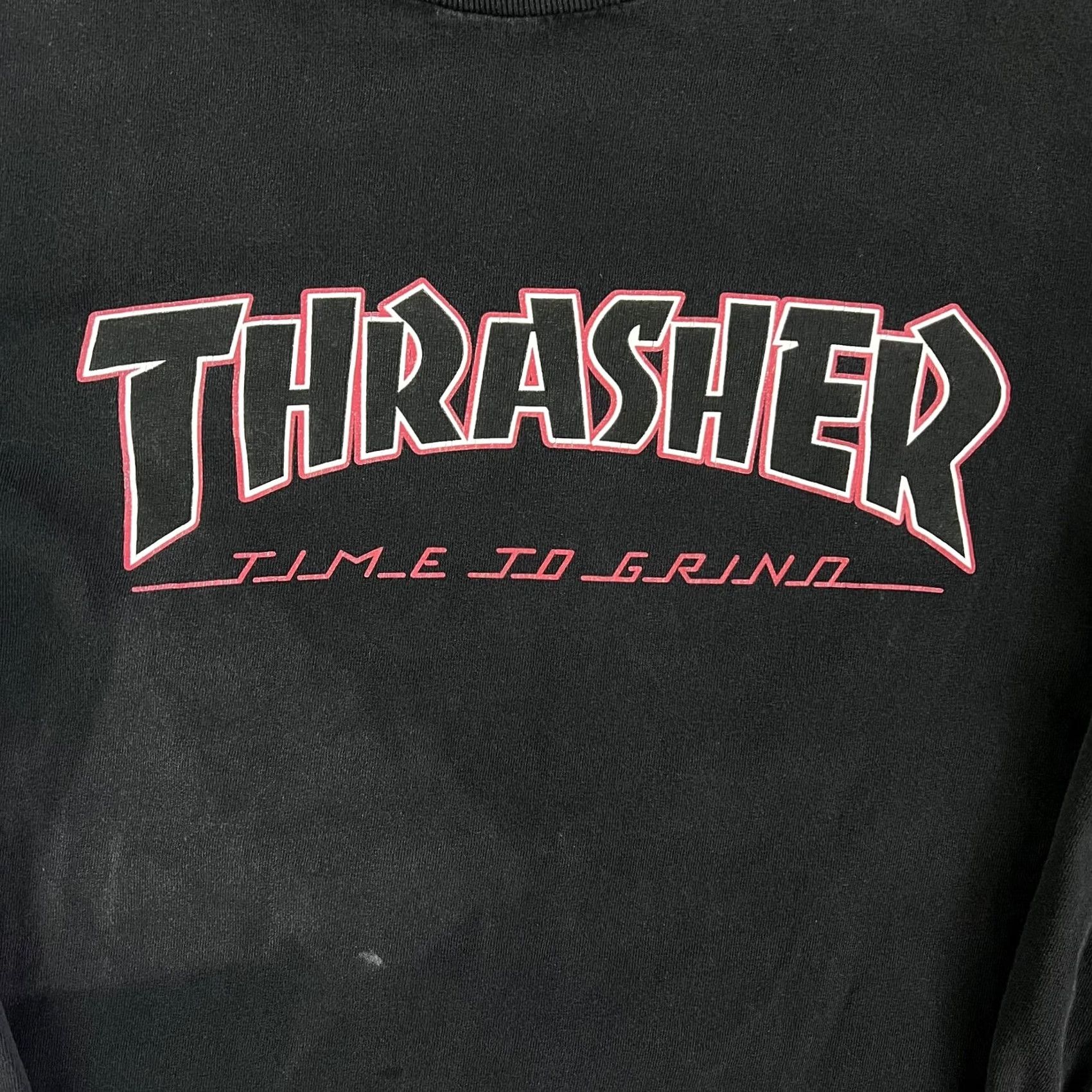 Thrasher Thrasher Shirt Mens Large Black Time To Grind Graphic Long Sleeve Tee T-Shirt Size US L / EU 52-54 / 3 - 2 Thumbnail