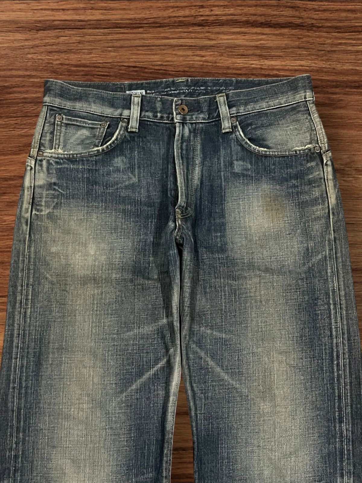 Edwin Edwin 505 “Mission” Series Wide Straight Leg Selvedge Jeans Size US 34 / EU 50 - 4 Thumbnail