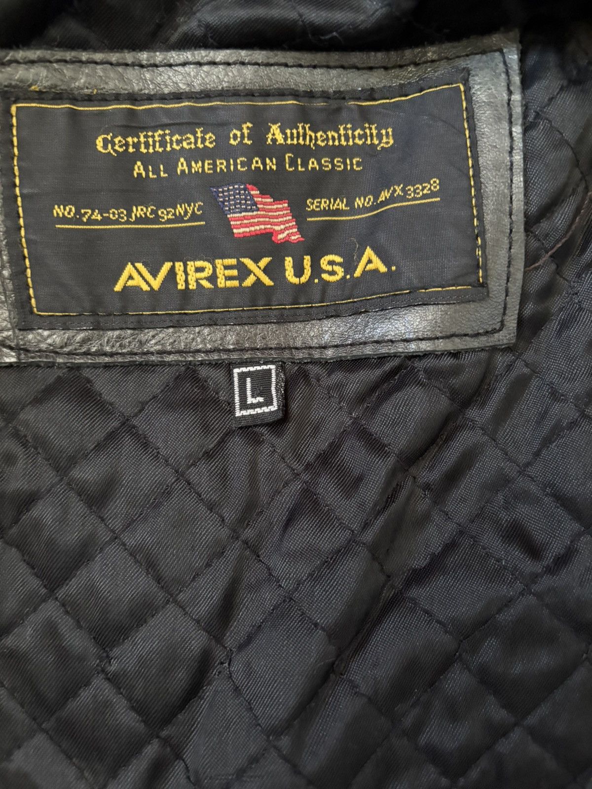 Avirex Vintage 90s Avirex Leather jacket Size US L / EU 52-54 / 3 - 8 Thumbnail