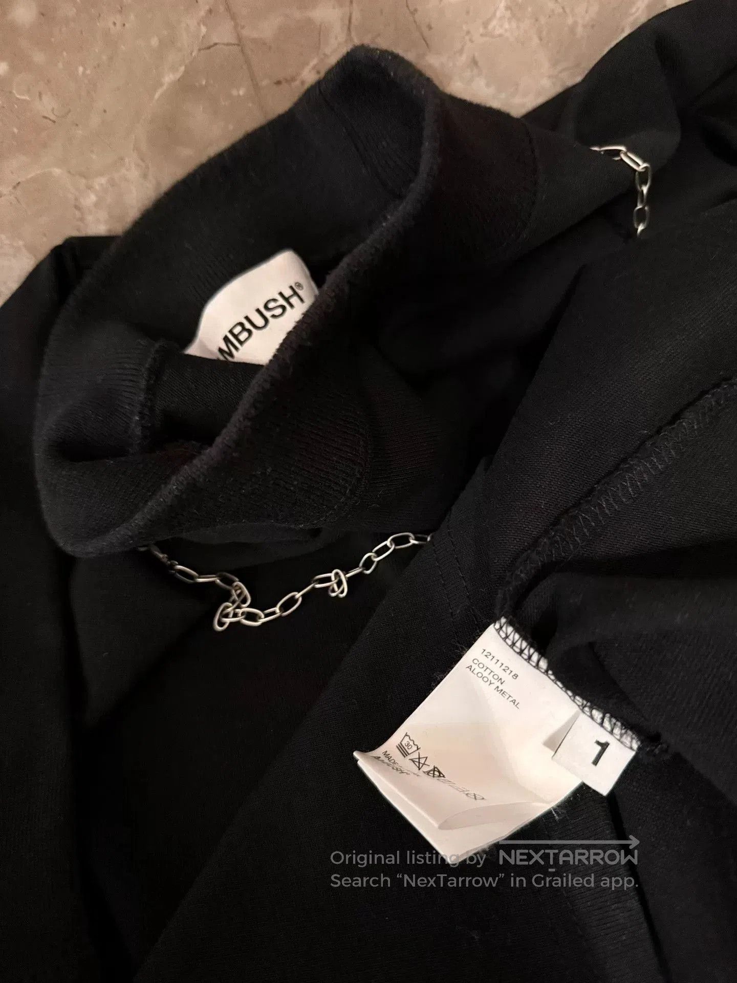 Ambush Design Ambush Black Necklace Mock Neck T. Size US S / EU 44-46 / 1 - 3 Thumbnail