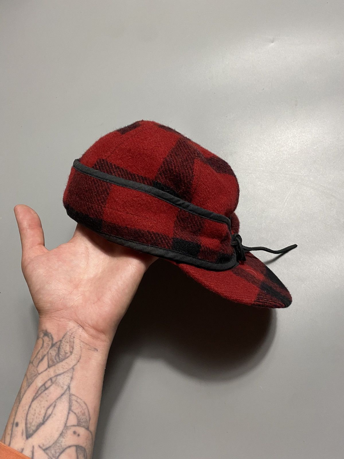 Polo Ralph Lauren Polo Ralph Lauren plaid hunting wool cap Size ONE SIZE - 4 Thumbnail