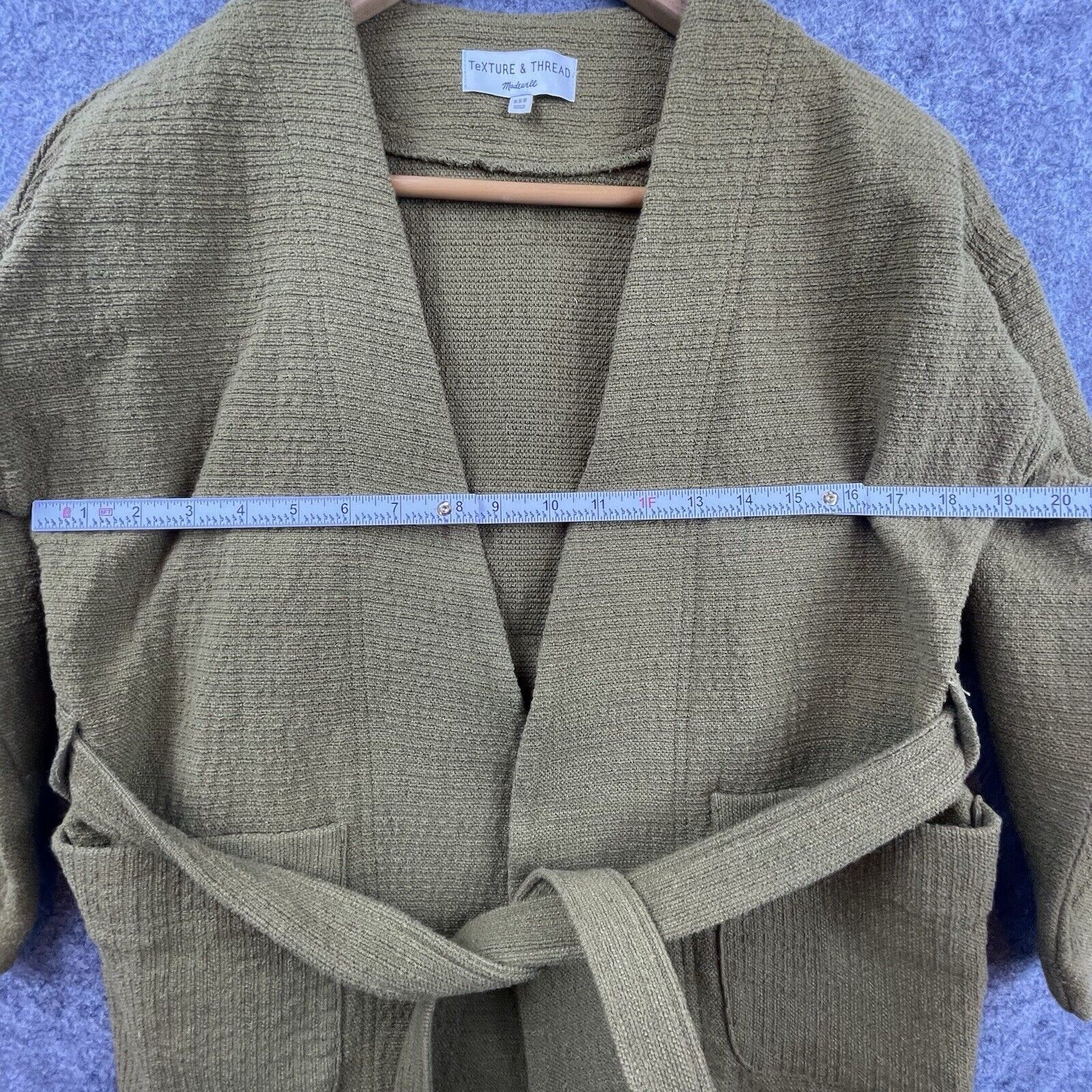 Madewell Texture & Thread Madewell Wrap Jacket Women XXS Spiced Olive Size XXS / US 00 / IT 34 - 5 Thumbnail