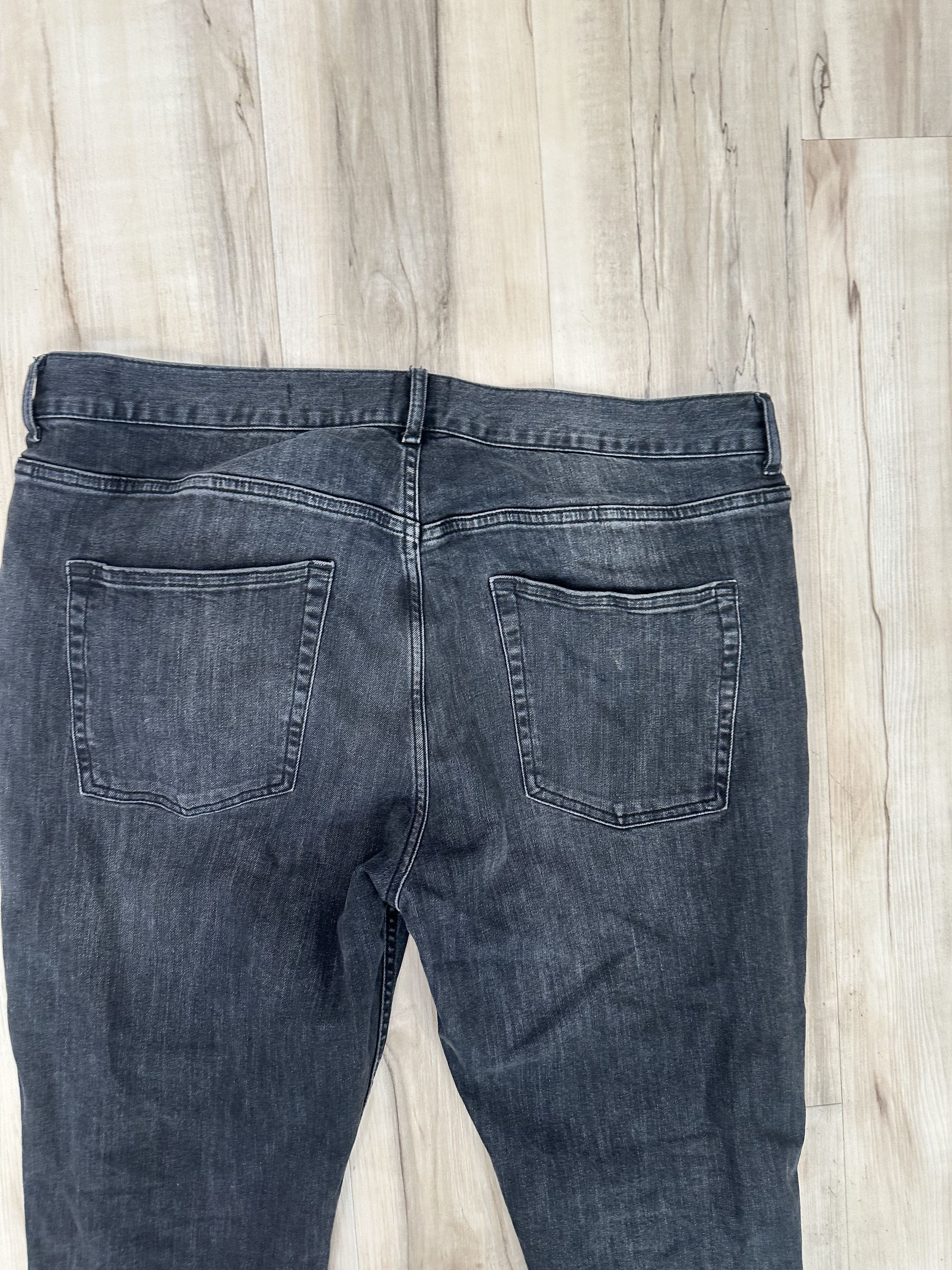 Awful Lot of Cough Syrup "That's An Awful Lot of Cough Syrup" Handmade Black Jeans L Size US 34 / EU 50 - 2 Thumbnail