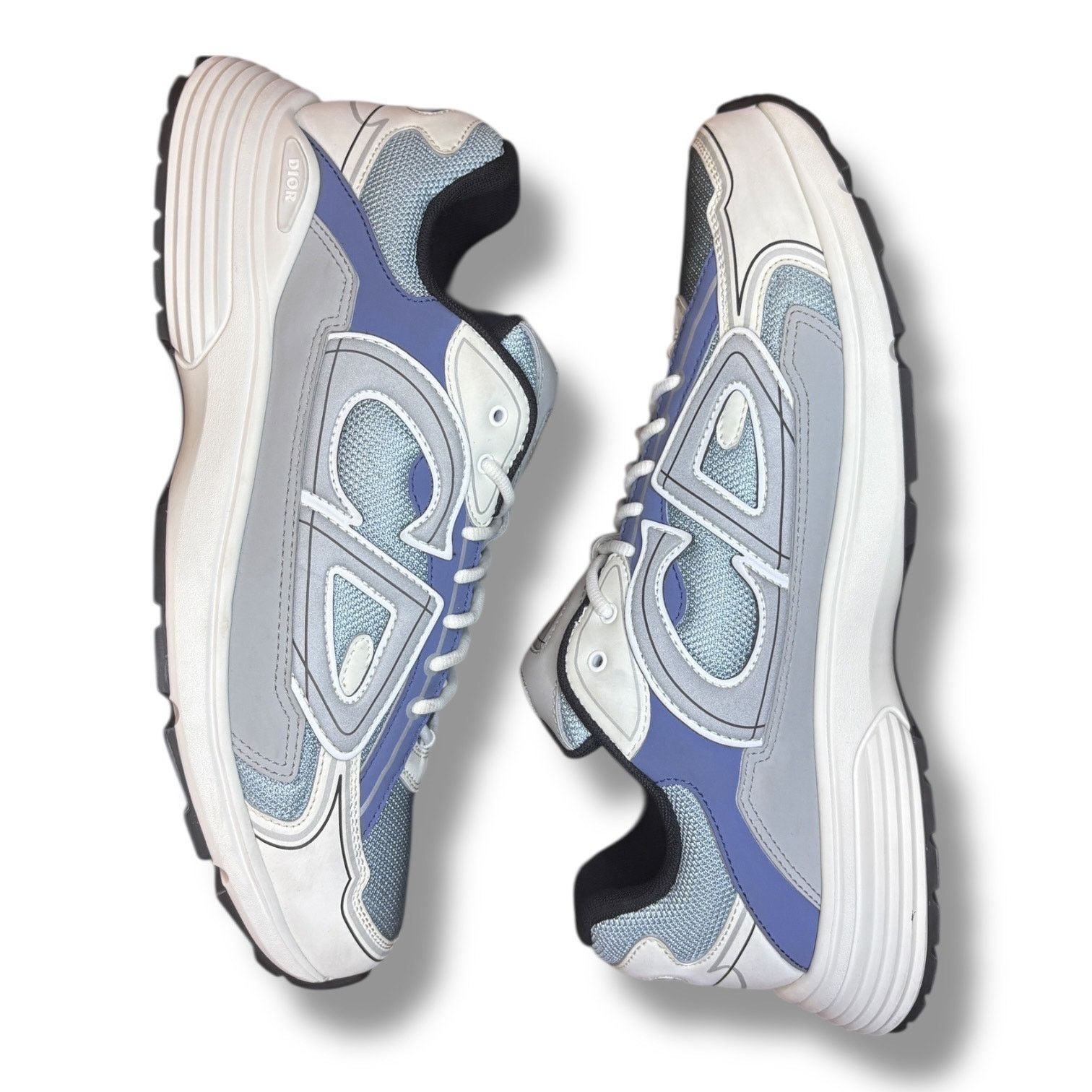 Dior Dior B30 Navy Blue Grey White Sneakers | Size 48 (15US) Size US 15 / EU 48 - 1 Thumbnail