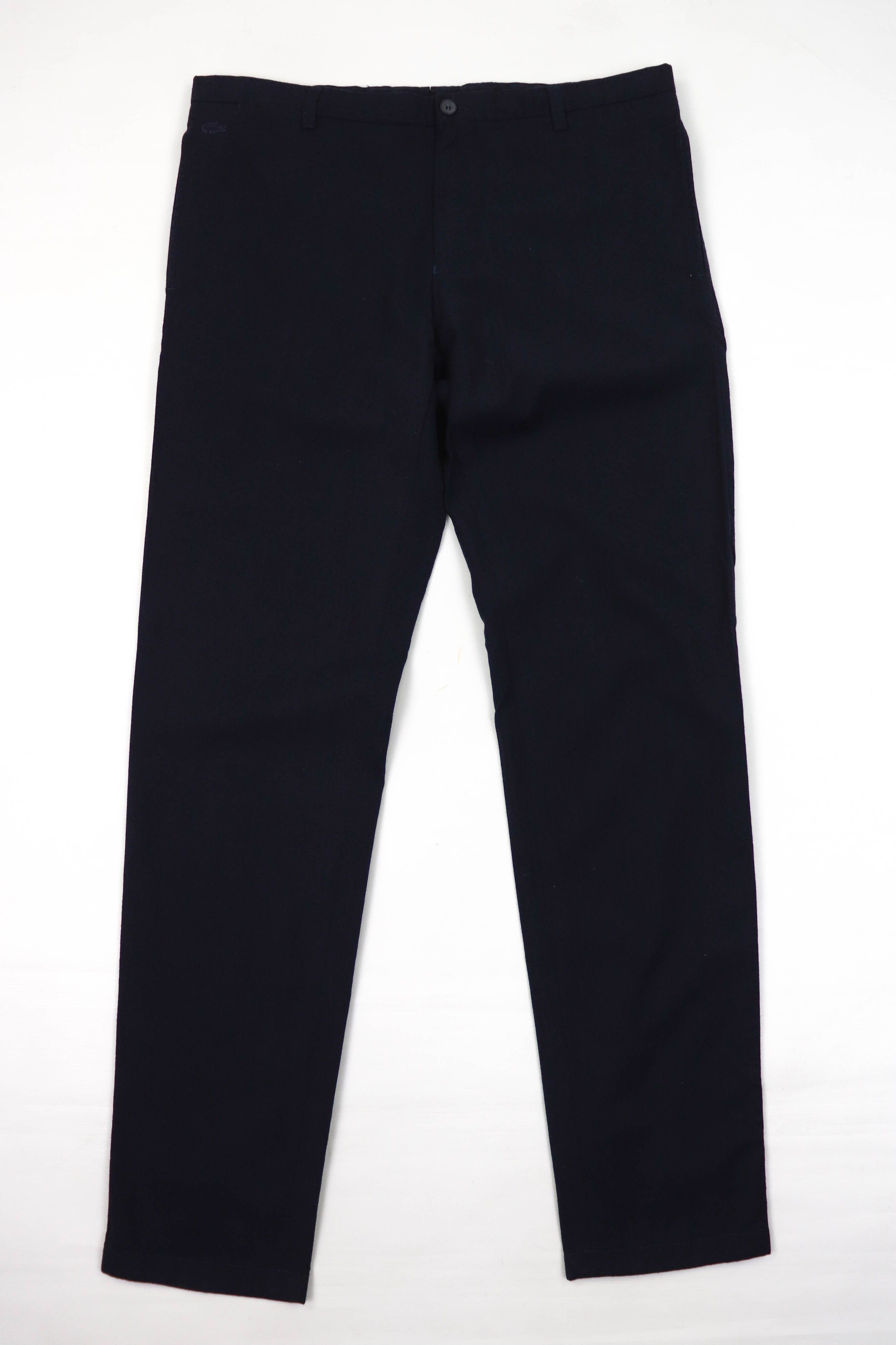 Lacoste Lacoste Slim Fit Men’s Dark Blue Wool Cotton Slim Fit Pants Size US 33 - 1 Thumbnail