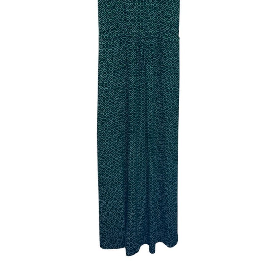 Banana Republic Banana Republic Dress Women X Large Green Maxi Geometric Size XL / US 12-14 / IT 48-50 - 3 Thumbnail