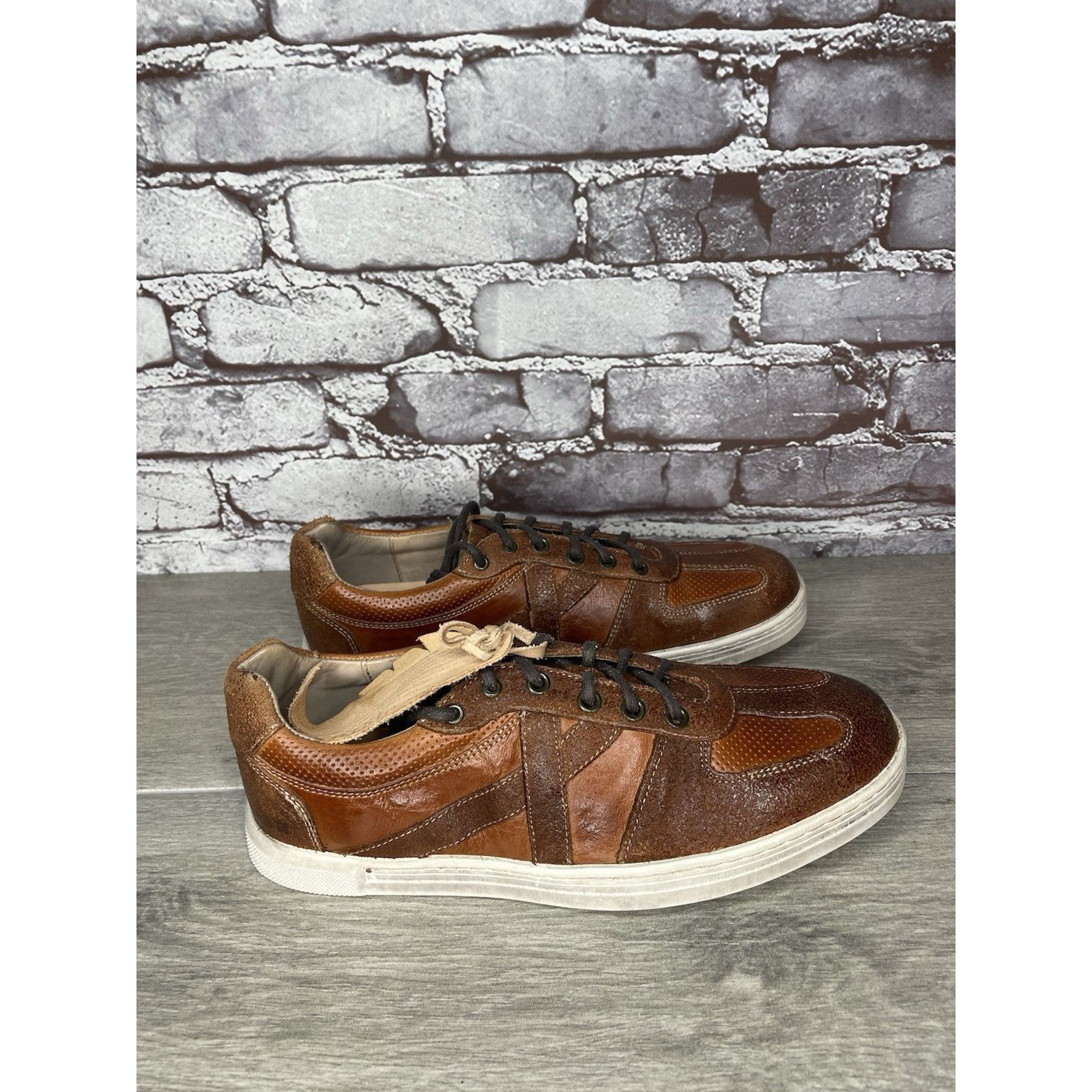 Bed Stu Bed Stu Muller Brown Leather Low Top Casual Lace Up Shoes Me Size US 8.5 / EU 41-42 - 11 Thumbnail