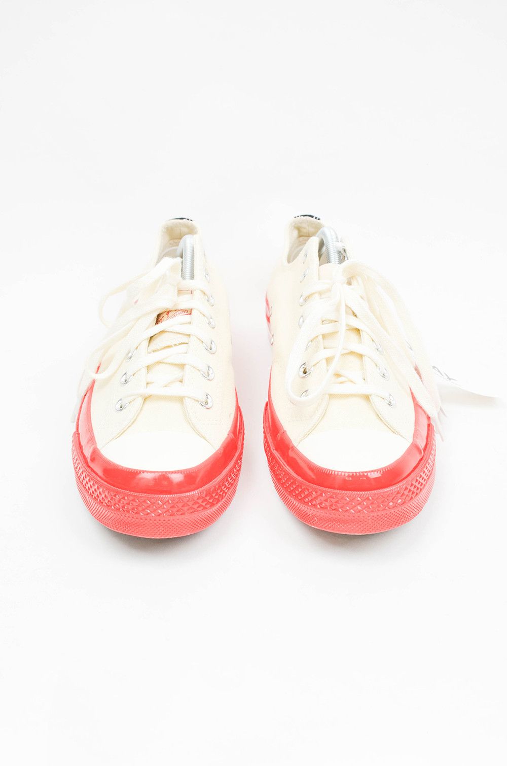 Comme des Garcons × Vans CDG Play Converse Chuck Taylor Low Red Sole Sneakers US 10 Size US 10 / EU 43 - 8 Thumbnail