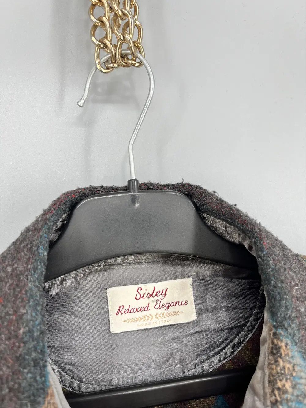 Vintage Vintage Sisley High Grade Western Wear Wool Blanket Jacket Size US M / EU 48-50 / 2 - 8 Thumbnail