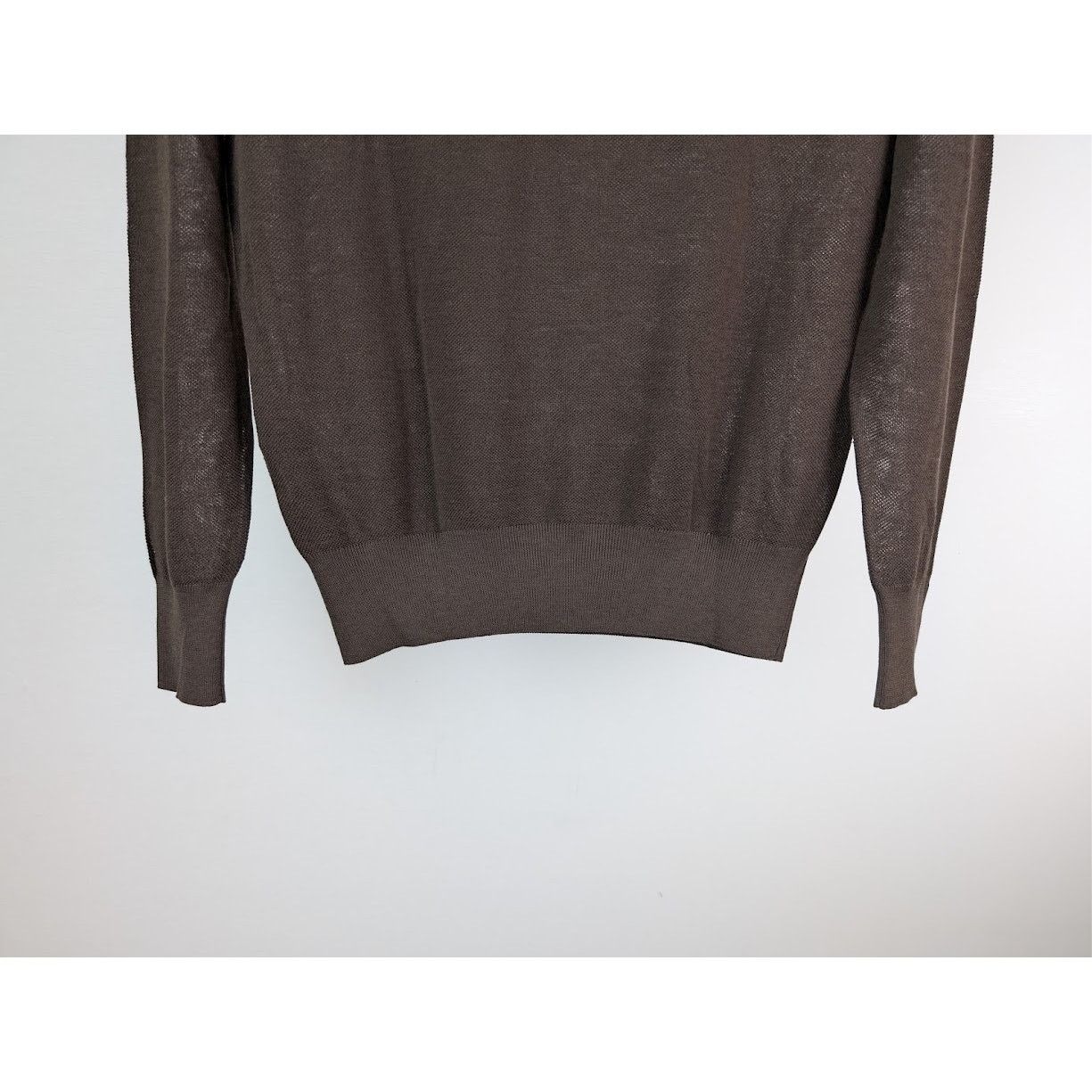 Tom Ford o1rshd1 Knitwear Polo Shirt in Ebony Size US M / EU 48-50 / 2 - 12 Thumbnail