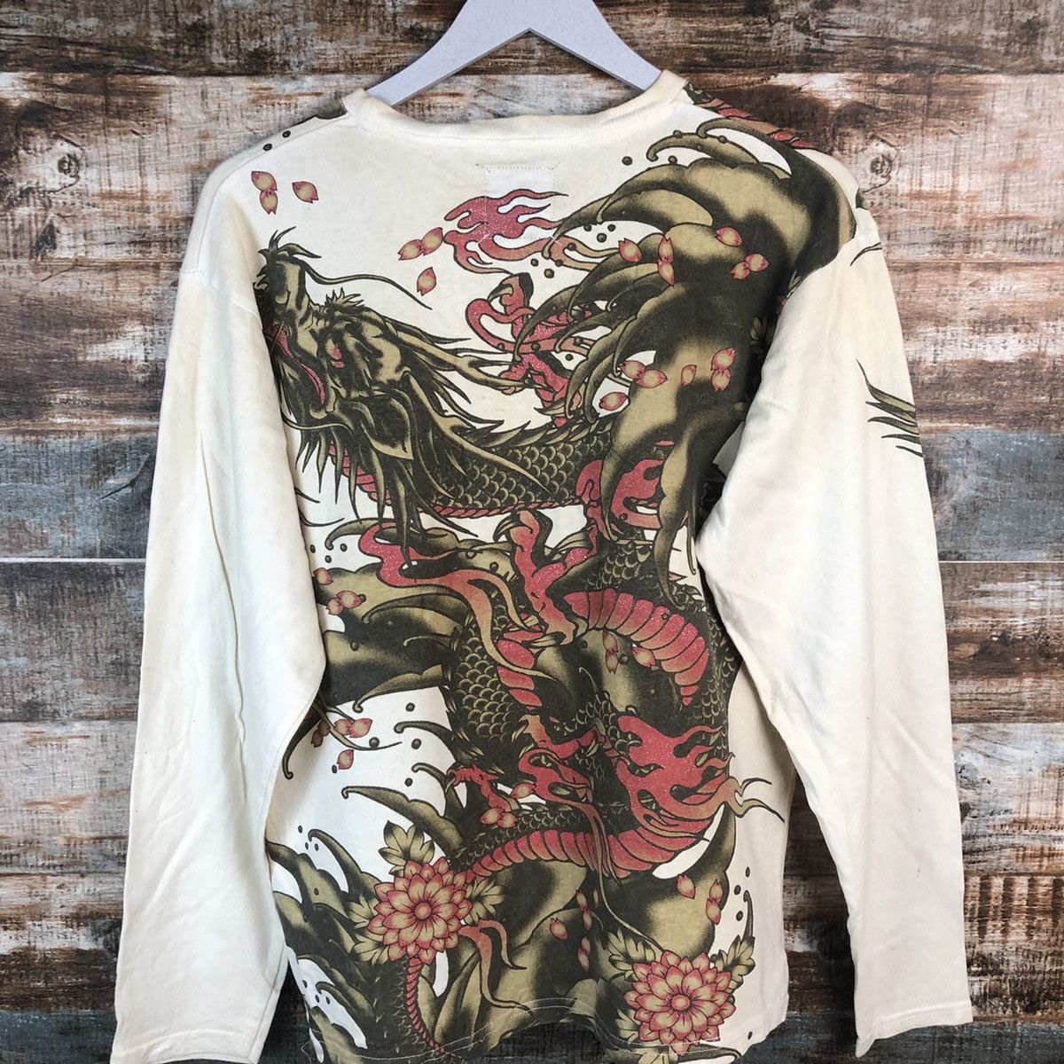 Japanese Brand Japanese Brand Dragon kimono style yakuza shirt #A1971 Size US M / EU 48-50 / 2 - 15 Thumbnail