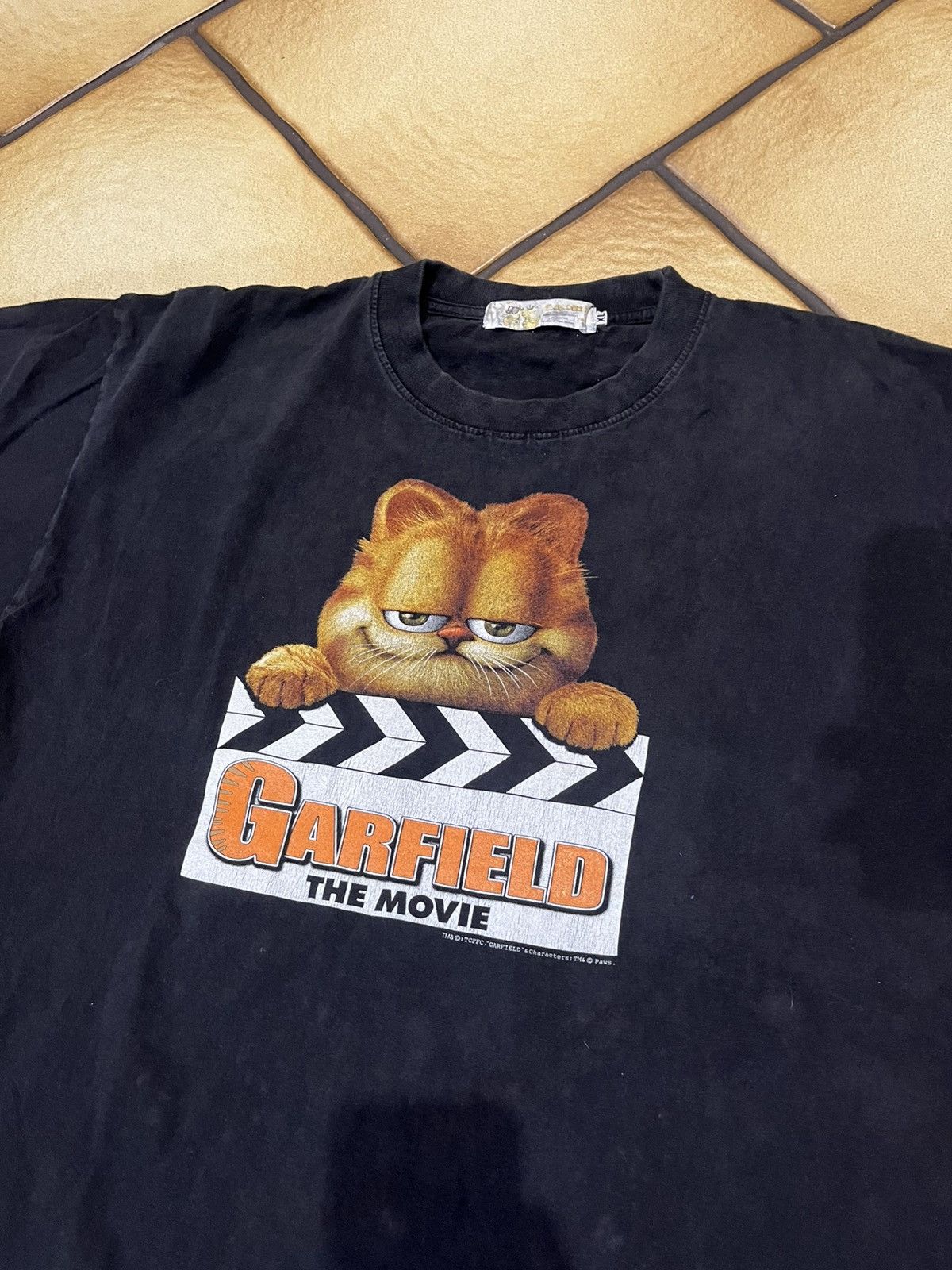 Vintage Vintage Rare Garfield The Movie Tee Size US XL / EU 56 / 4 - 3 Thumbnail
