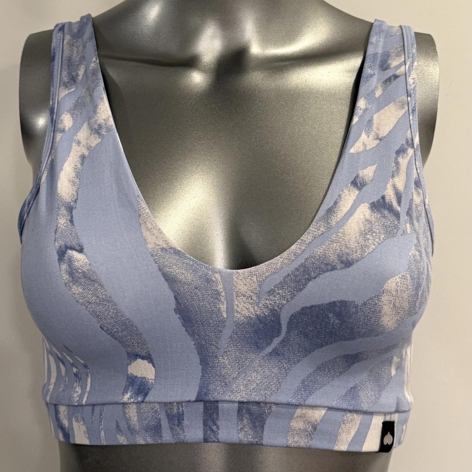 Designer Booty By Brabants Stylish Blue Activewear Sports Bra OS Size ONE SIZE - 1 Thumbnail