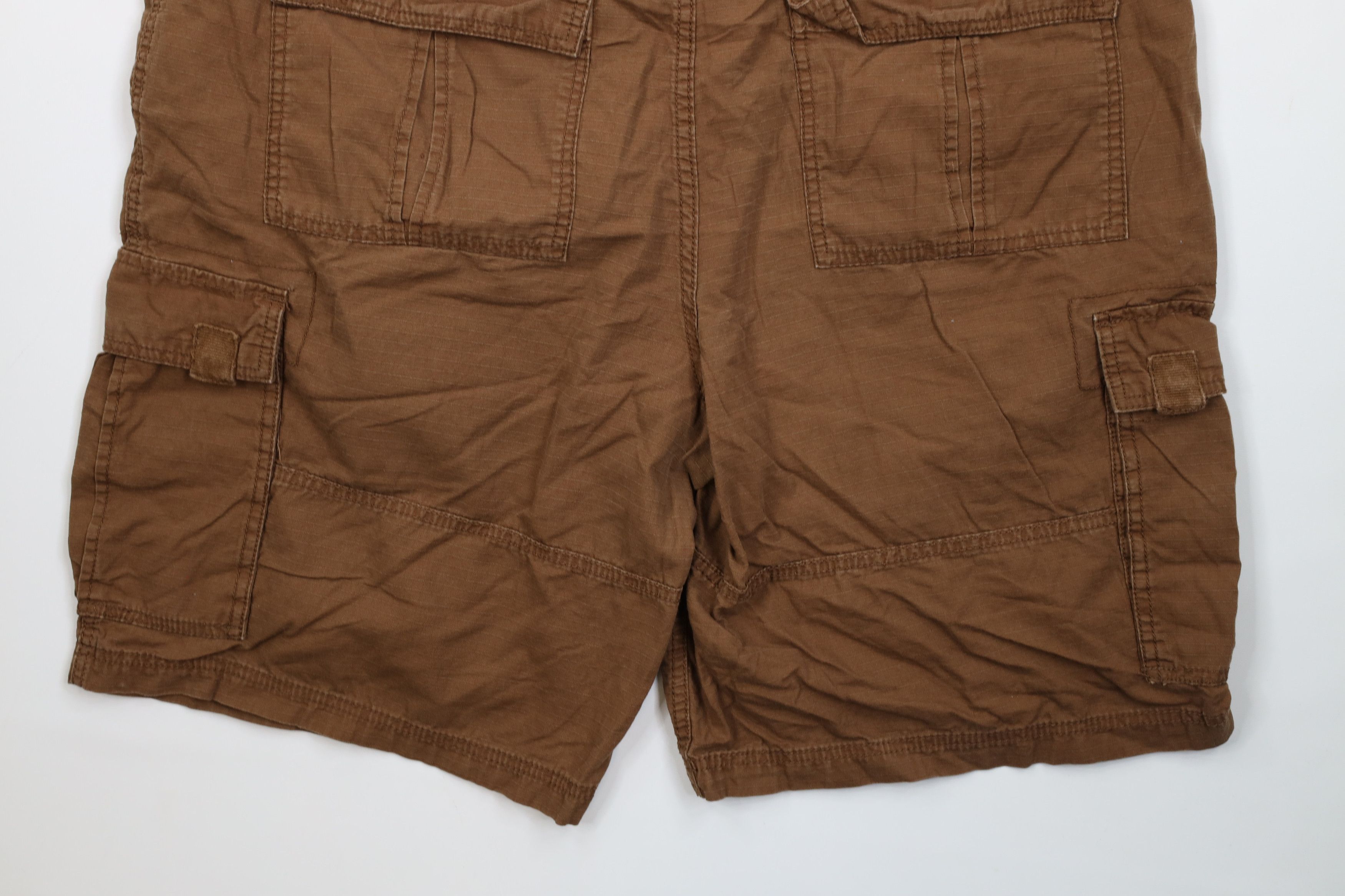 Ocean Pacific Vintage Ocean Pacific OP Surfing Ripstop Cargo Shorts Brown Size US 42 / EU 58 - 11 Thumbnail