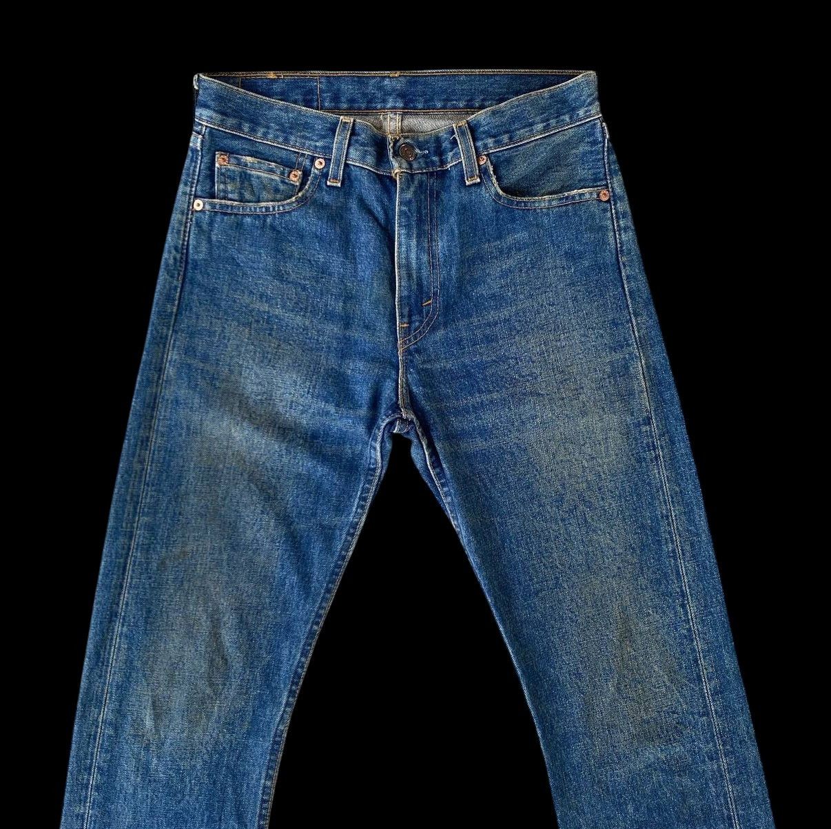 Levi's Vintage Clothing VINTAGE 00S LEVIS 505 BLUE RUSTY WASH W29X30"(J09-04) Size US 29 - 3 Thumbnail