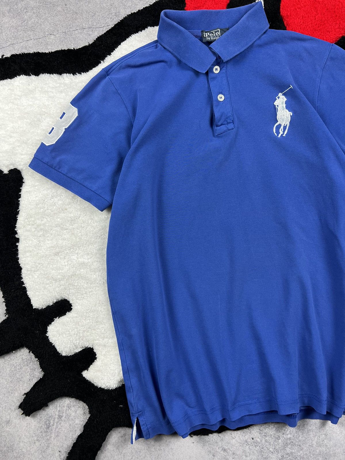 Ralph Lauren Vintage Polo Ralph Lauren Rugby #3 Big Pony Y2K Polo Shirt Size US M / EU 48-50 / 2 - 2 Thumbnail