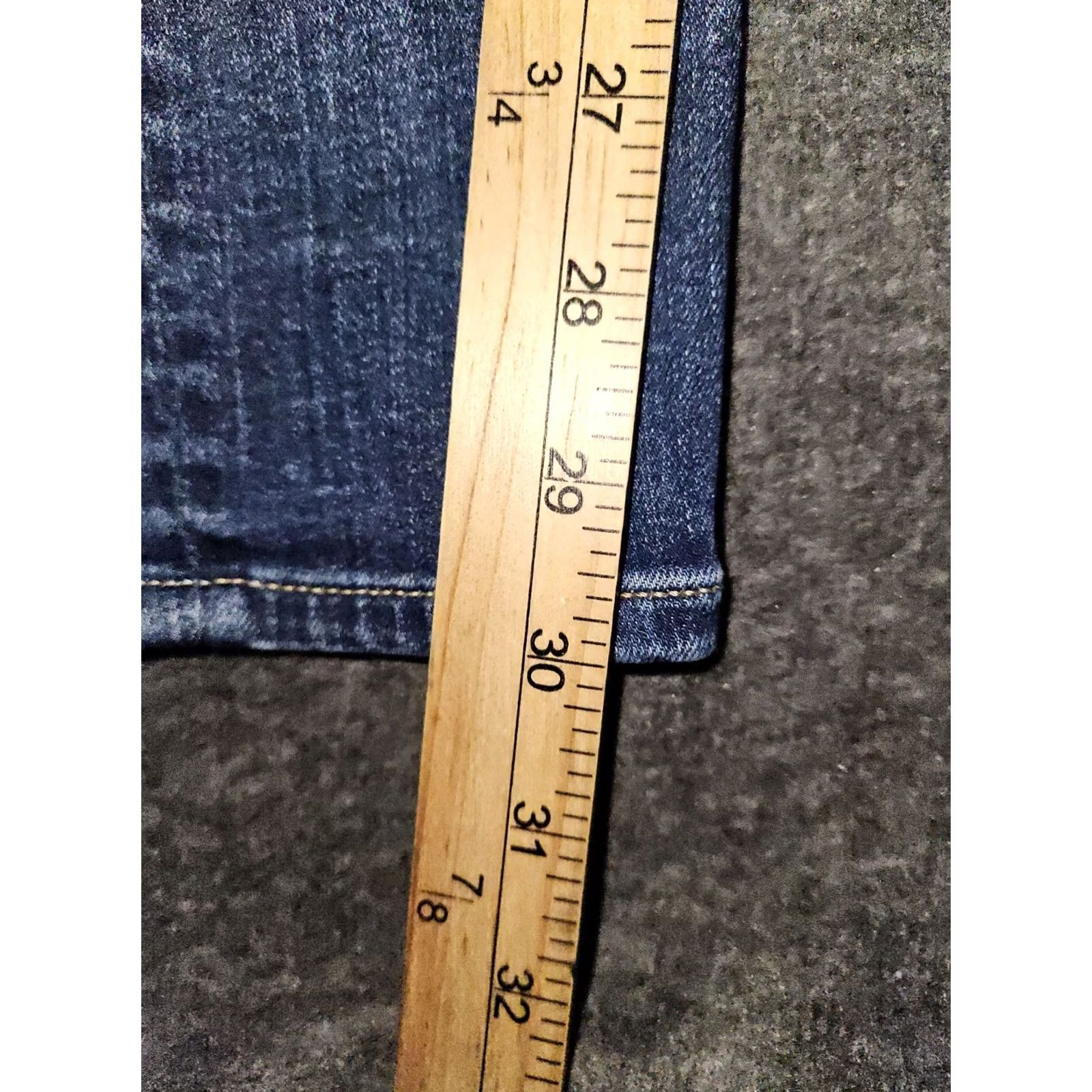 American Eagle Outfitters American Eagle Super Hi-Rise Denim Jeggings Womens 2 Long Blue Stretch Preppy Size 26" / US 2 / IT 38 - 7 Thumbnail