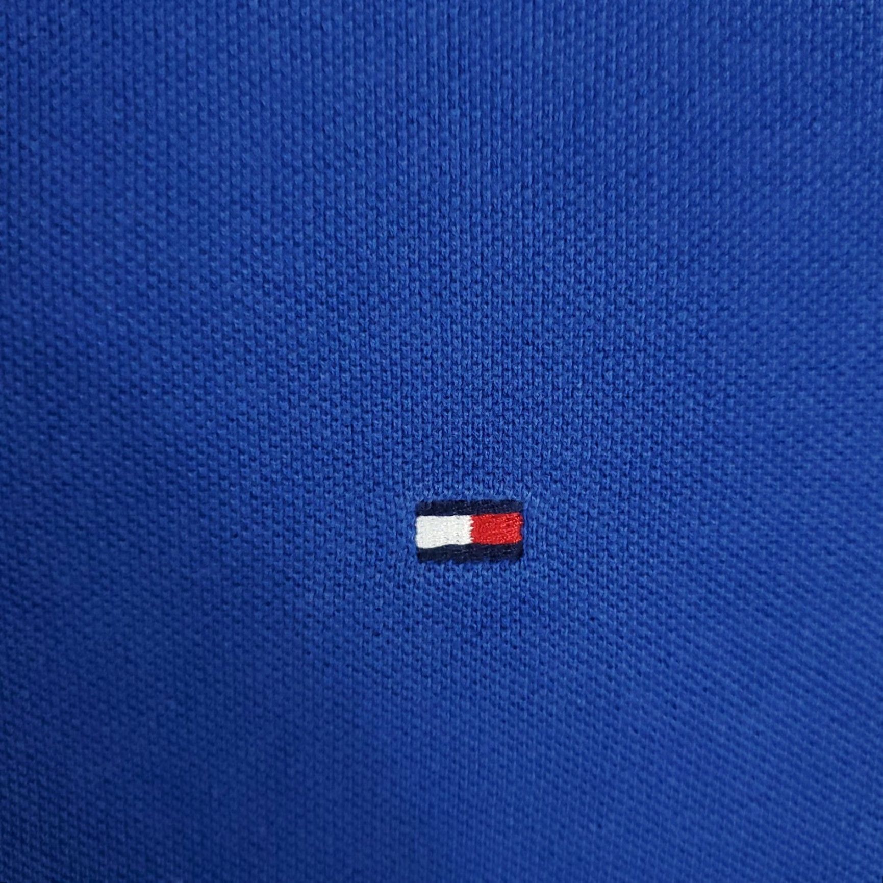 Tommy Hilfiger Tommy Hilfiger Classic Fit Solid Blue Polo Shirt Adult Large Short Sleeve Mens Size US L / EU 52-54 / 3 - 2 Thumbnail