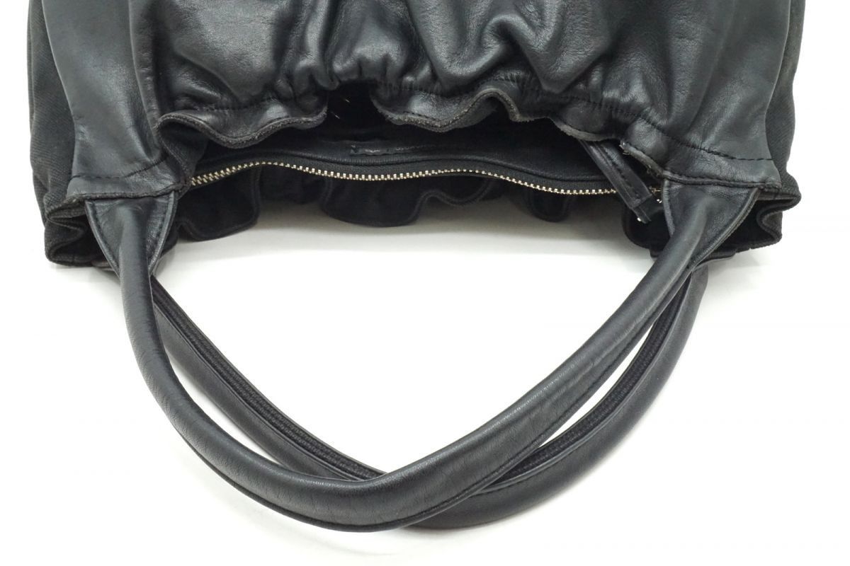 Yohji Yamamoto Yohji Yamamoto leather cambus tote bag Size ONE SIZE - 5 Thumbnail