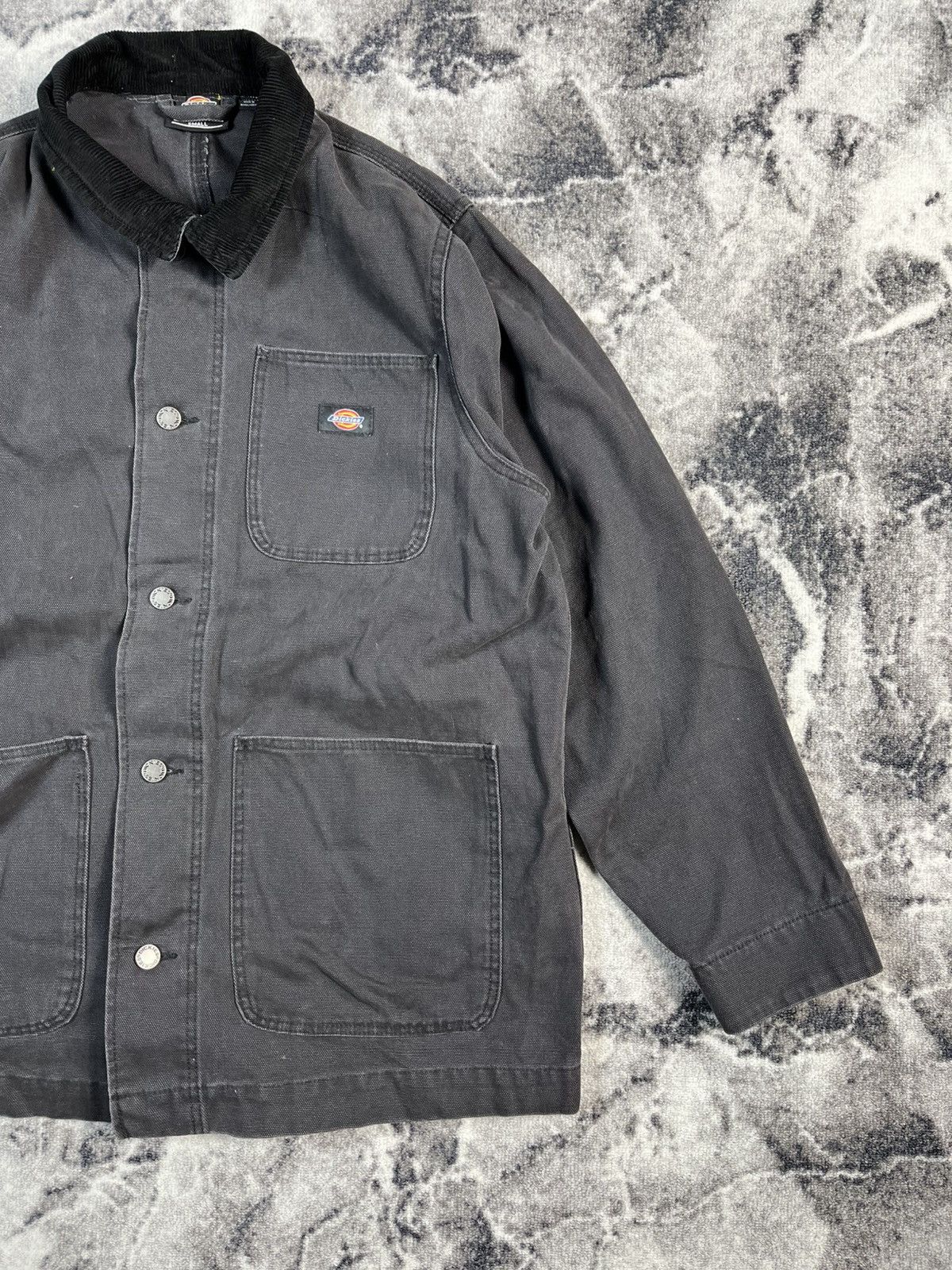 Dickies Dickies Black Work Jacket Quilted Lined Workwear Boxy Fit Size US S / EU 44-46 / 1 - 3 Thumbnail