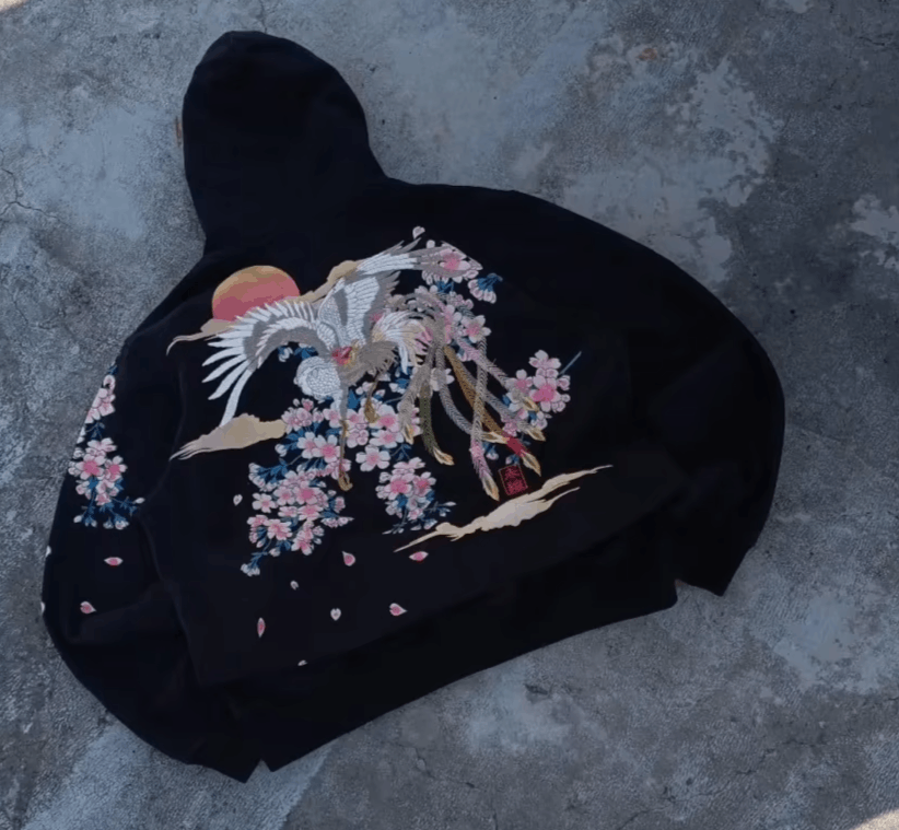 Japanese Brand Graphics Oversize Zipper Casual Hoodie Size US M / EU 48-50 / 2 - 3 Thumbnail