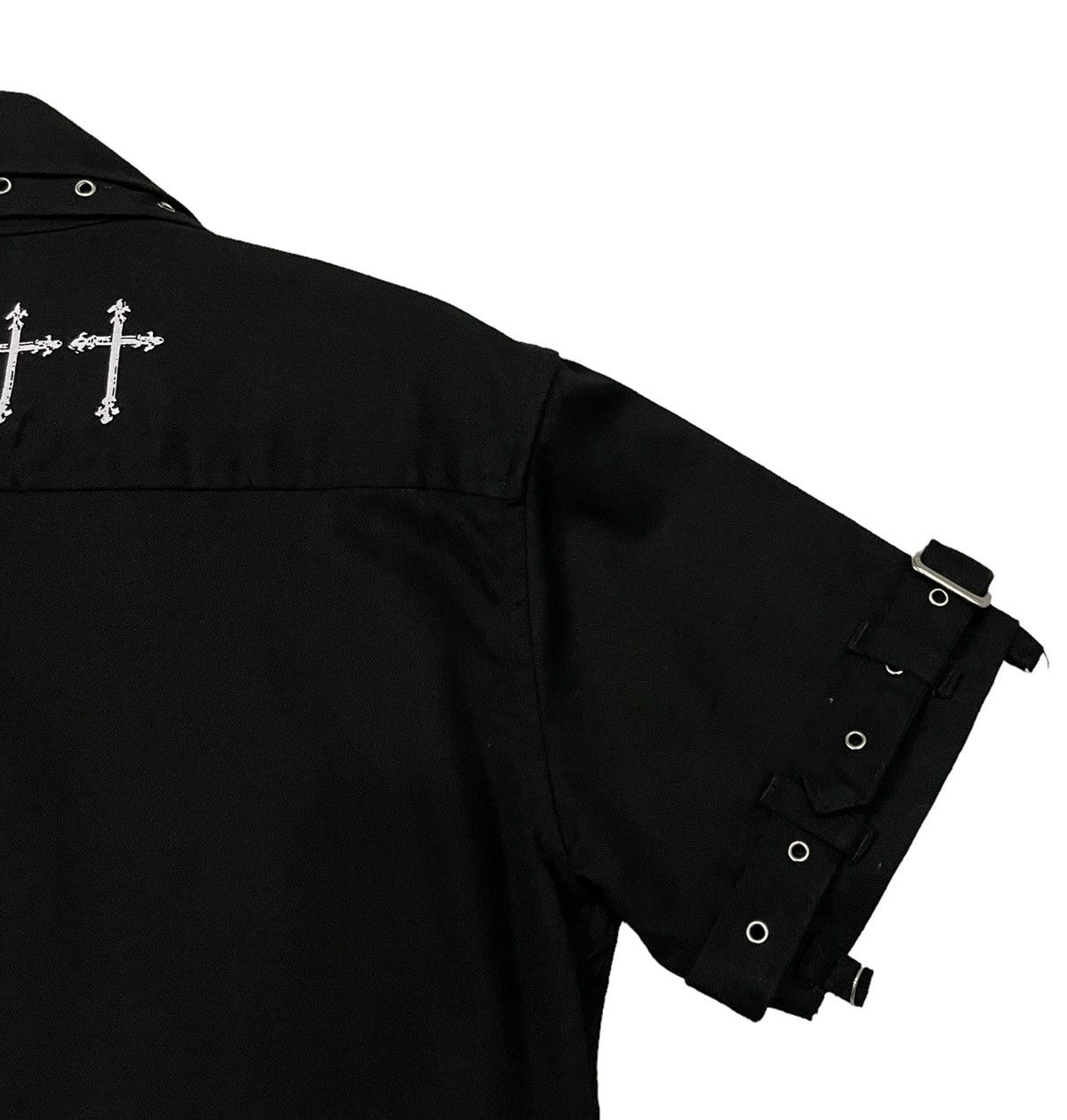 Le Grande Bleu (L.G.B.) Vintage Reach Keystation Bondage Punk Seditionaries Shirt Size US M / EU 48-50 / 2 - 13 Thumbnail