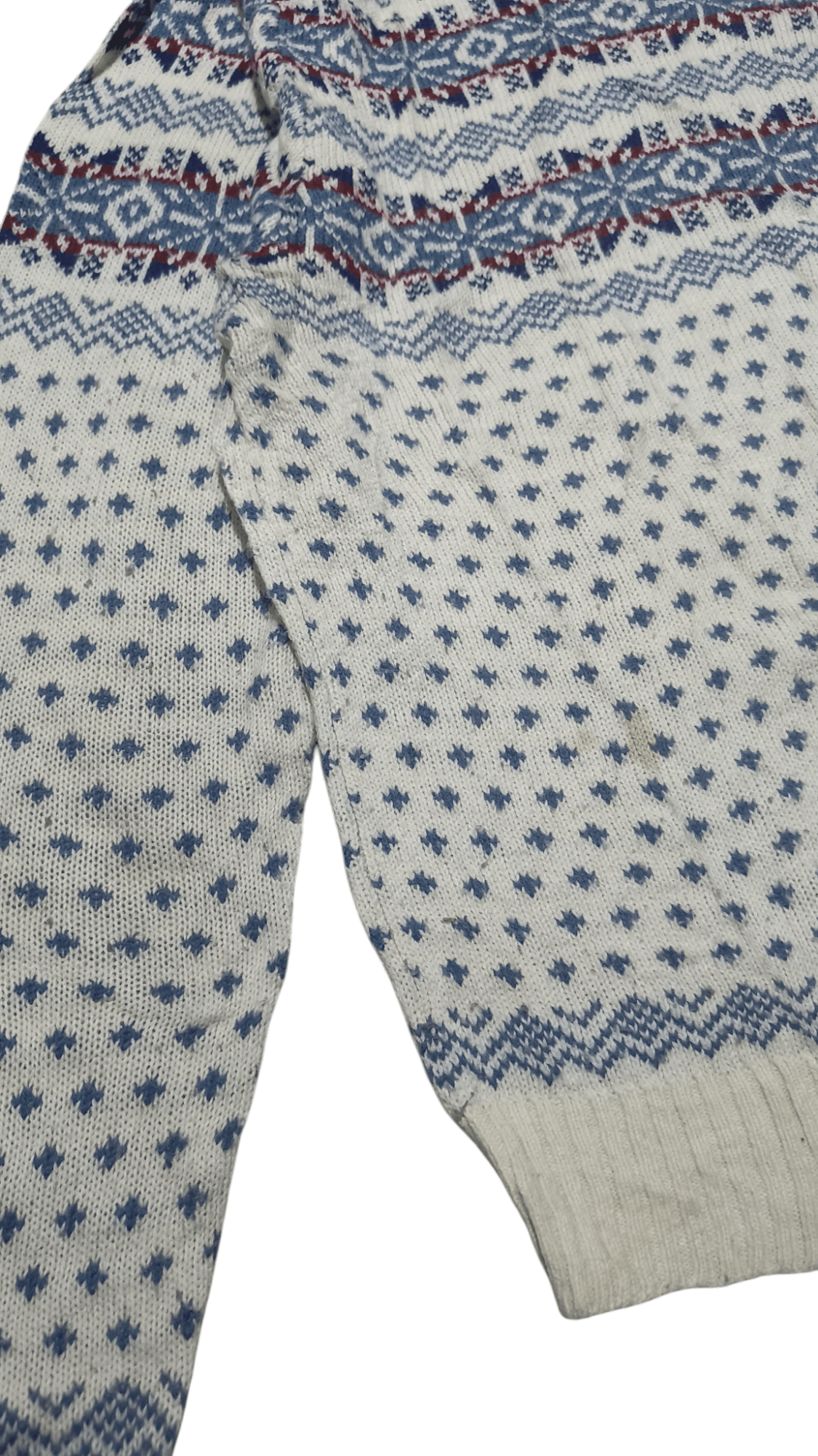 Other Vintage 80s ASTOR ONE Ethnic Striped Motifs Knit Sweater Size US XL / EU 56 / 4 - 5 Thumbnail