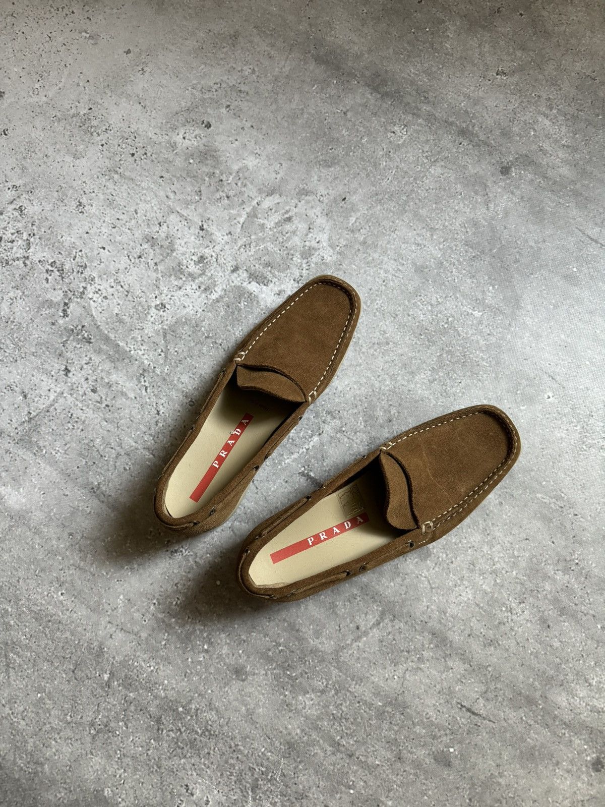 Vintage Prada Women’s Suede Loafers