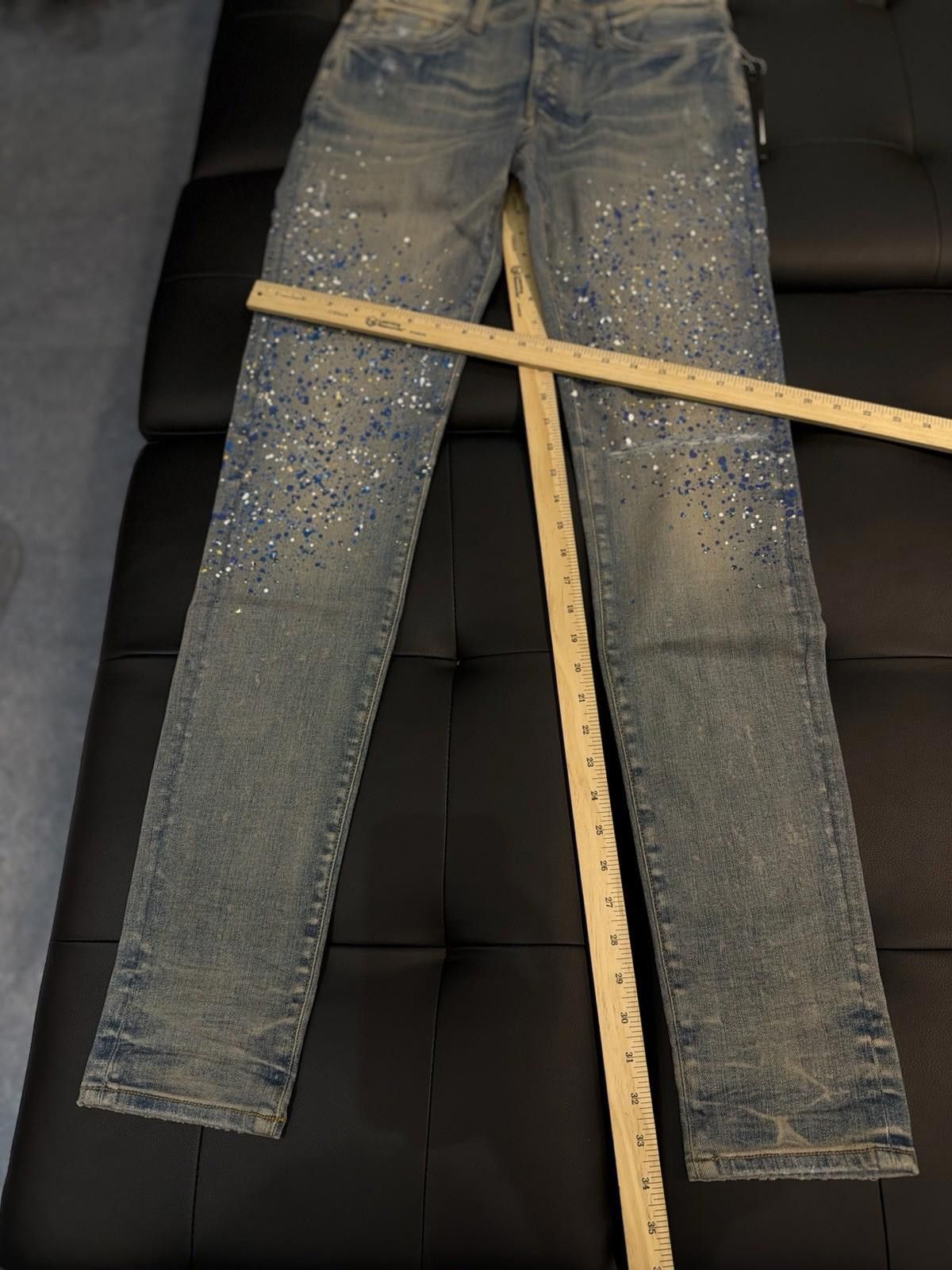 Amiri Size 32 Amiri Blue Crystal Painter Jeans 100% Authentic NEW Size US 32 / EU 48 - 7 Thumbnail