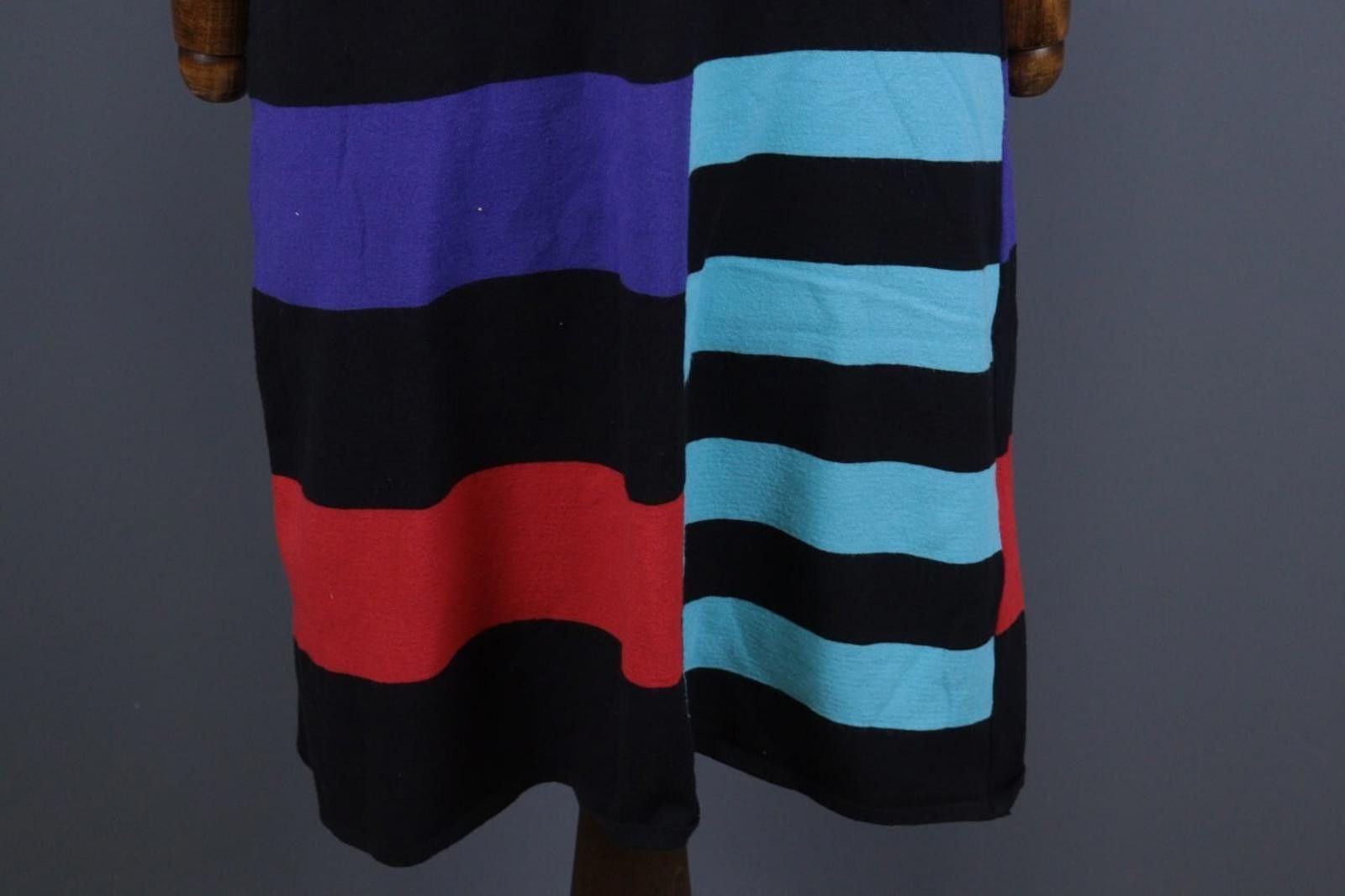 Designer Aventures des Toiles Multicolor Printed A-Line Dress Size M / US 6-8 / IT 42-44 - 2 Thumbnail