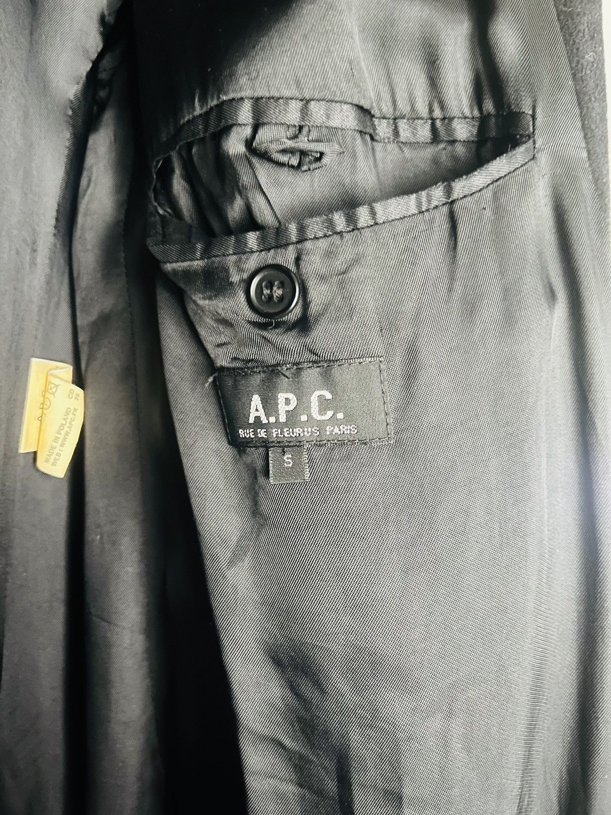 A.P.C. A.P.C. Black cotton coat Size US S / EU 44-46 / 1 - 3 Thumbnail