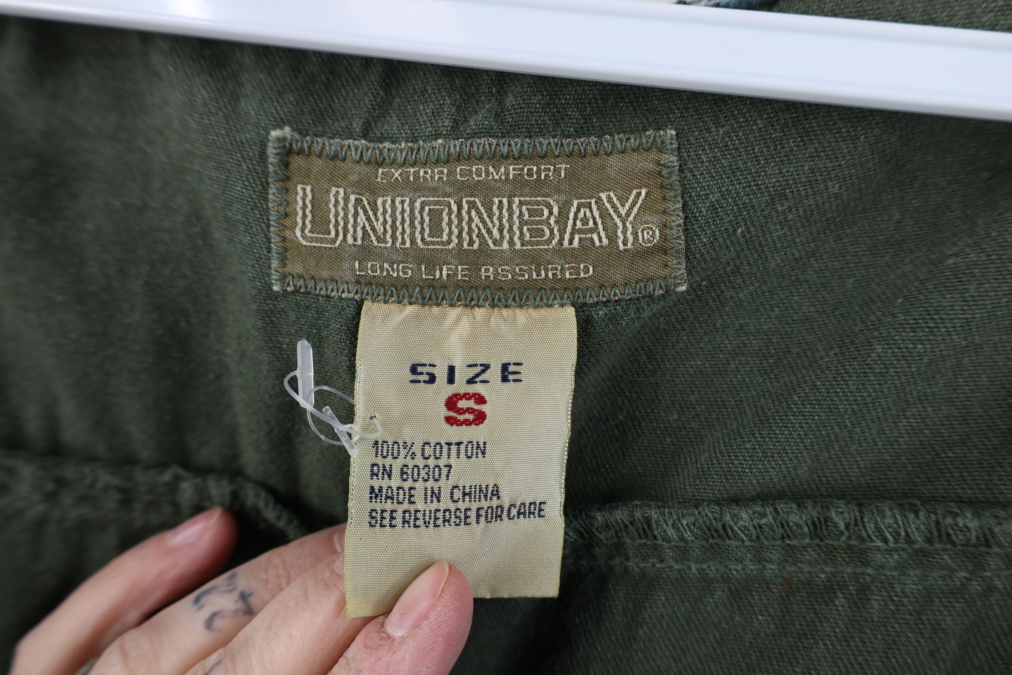 UNIONBAY Vintage 90s Unionbay Surfing Sleeveless Hooded Trucker Vest Size S / US 4 / IT 40 - 9 Thumbnail