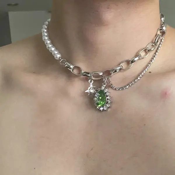 Vintage Retro punk necklace Size ONE SIZE - 3 Thumbnail