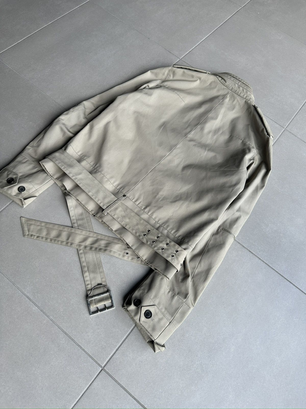 Dior × Hedi Slimane Dior Homme SS03 “Follow me” belted rider moto jacket Size US M / EU 48-50 / 2 - 15 Thumbnail