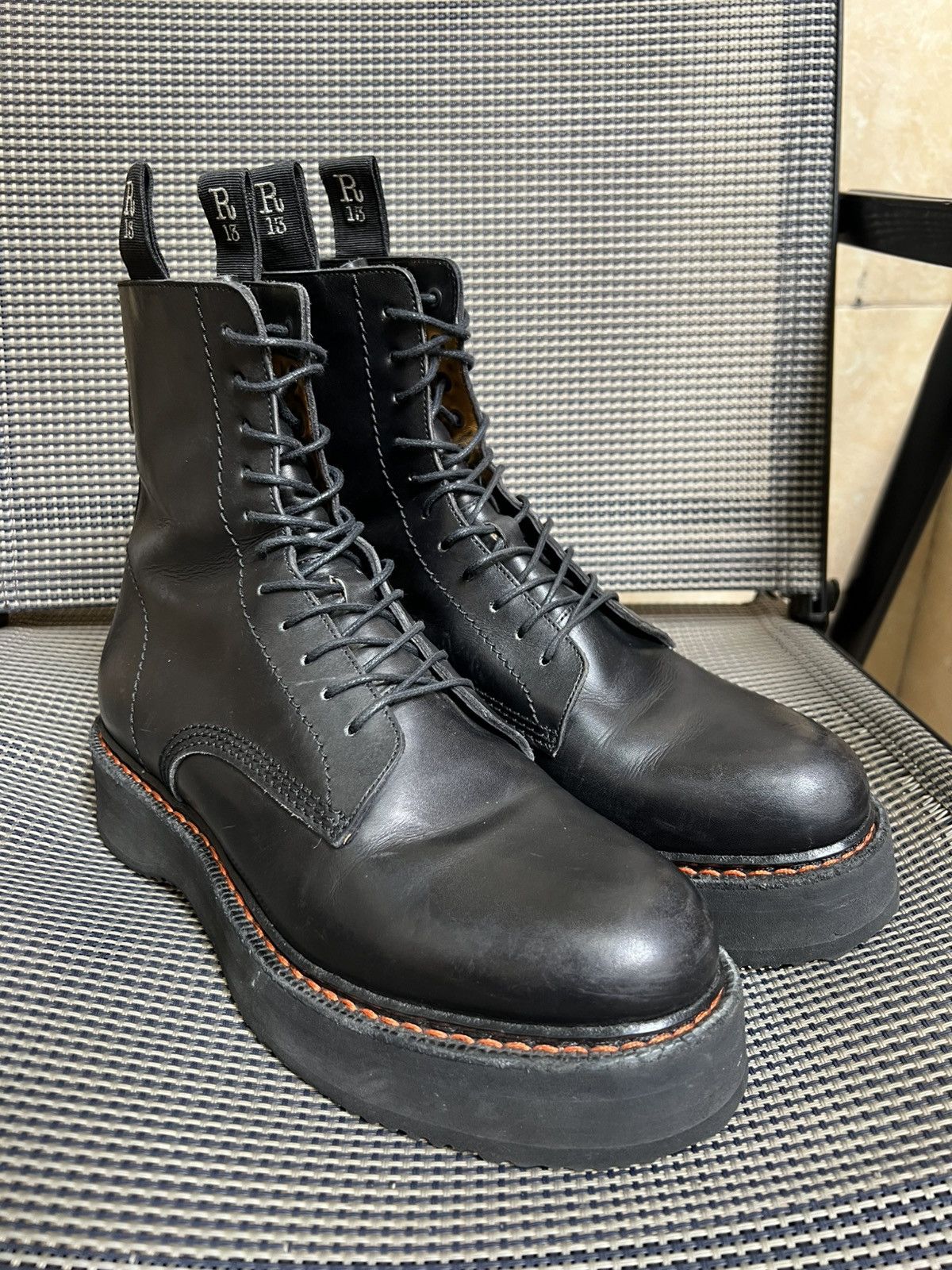 R13 R13 Single Stack Boots Size US 7 / EU 40 - 3 Thumbnail