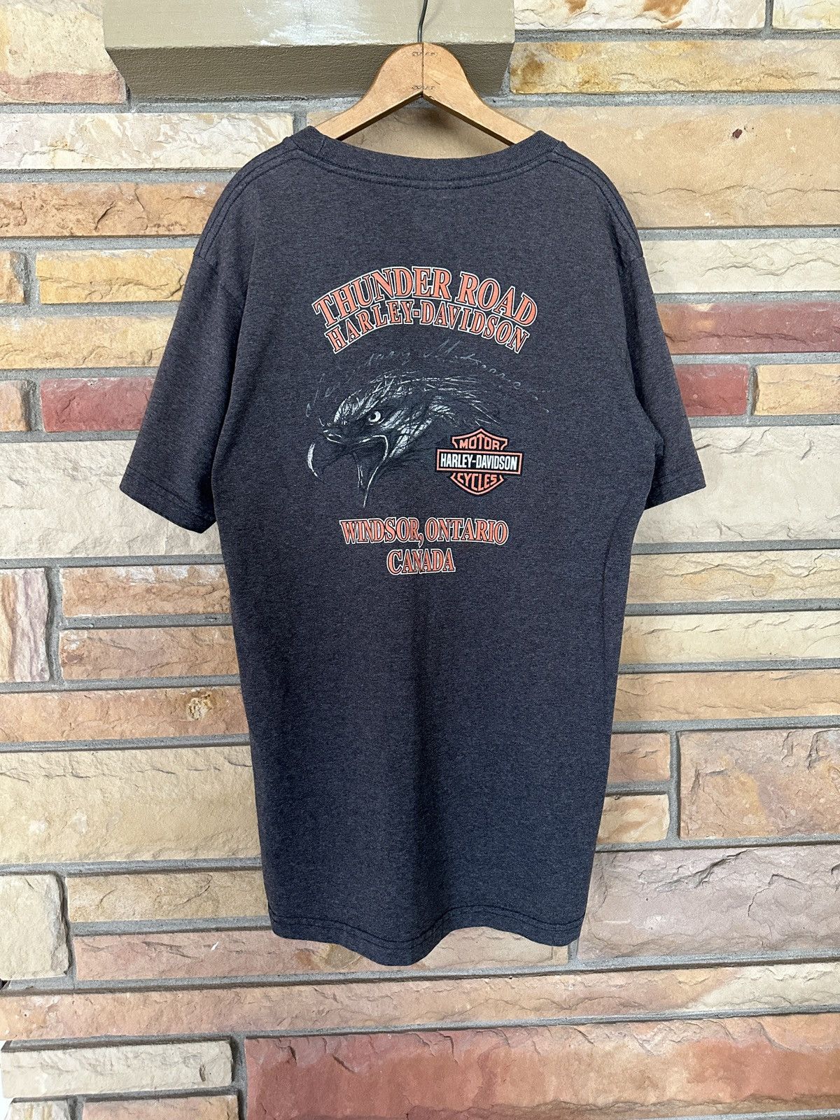 Harley Davidson Vintage Y2K Harley Davidson Thunder Road Graphic Tee Size US L / EU 52-54 / 3 - 1 Thumbnail