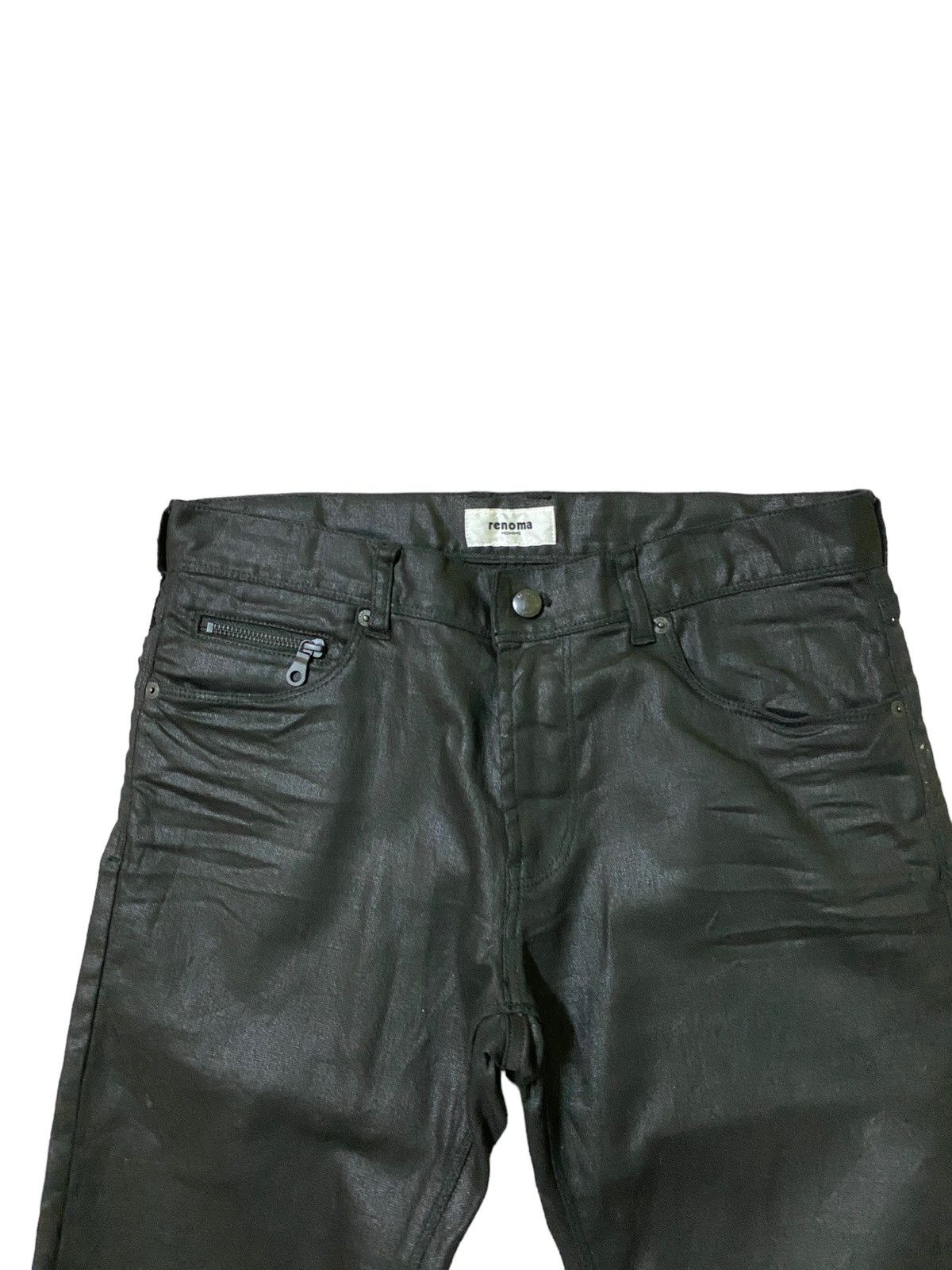 Renoma RARE ARCHIVE RENOMA HOMME WAXED DENIM JEANS Size US 30 / EU 46 - 3 Thumbnail